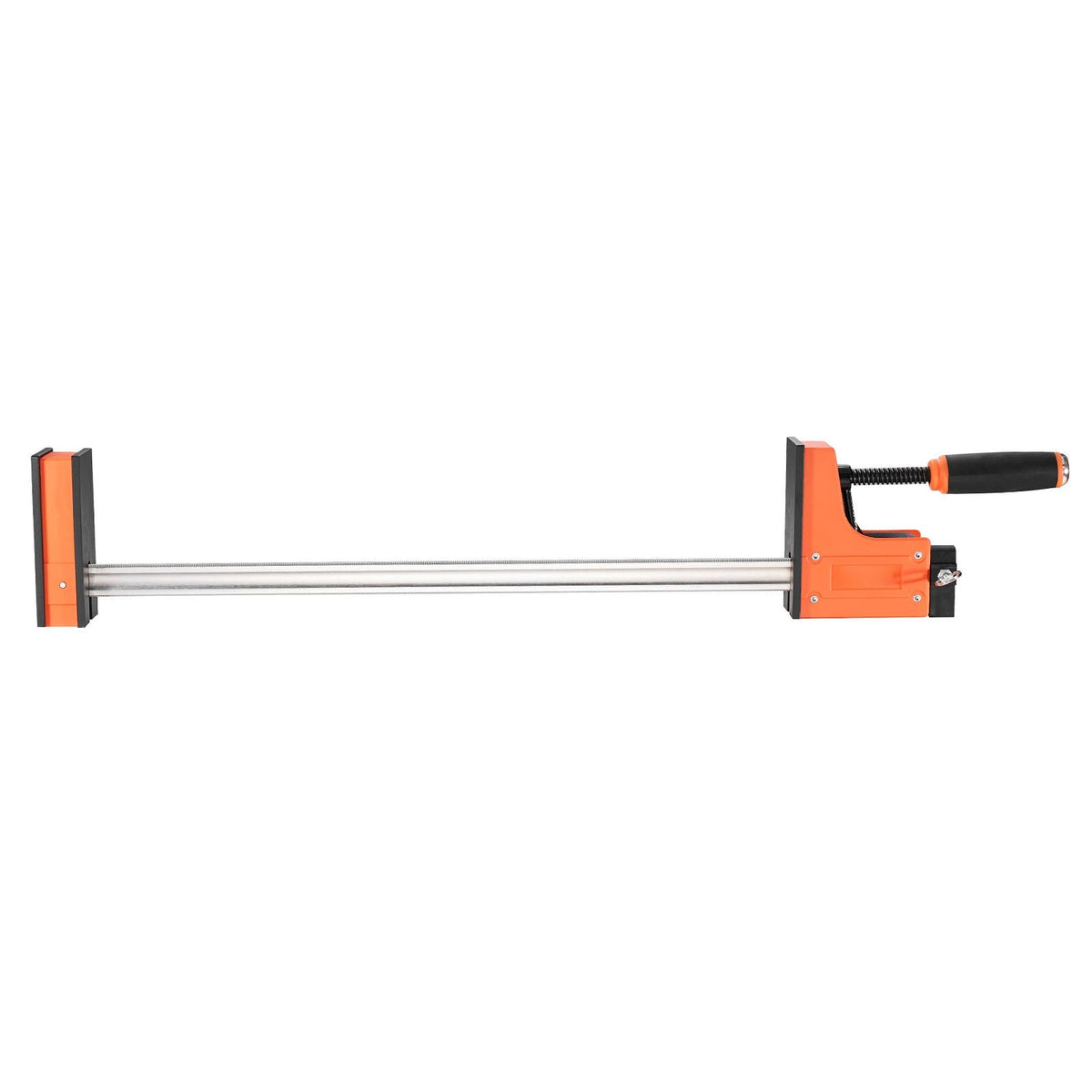 Bar Clamps for Woodworking, 2-Pack 24 inch Parallel Clamp Set, F-Clamp with 1500 lbs Load Limit, Even Pressure, High-strength Plastic and Carbon Steel, for Woodworking Metal Working, Orange