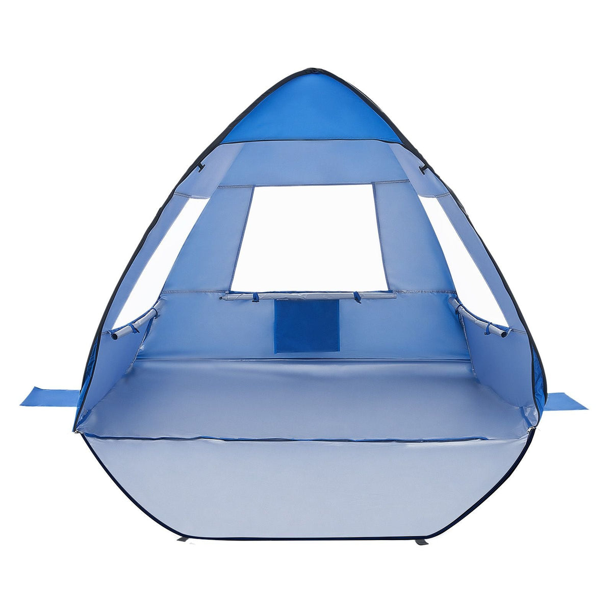 Beach Tent Sun Shelter for 2 Person, UPF 50+ Protection, Portable Sun Shade Canopy with Carrying Bag & Sand Pockets, Lightweight and Easy Setup Beach Umbrella for Camping Fishing Outdoor Picnic