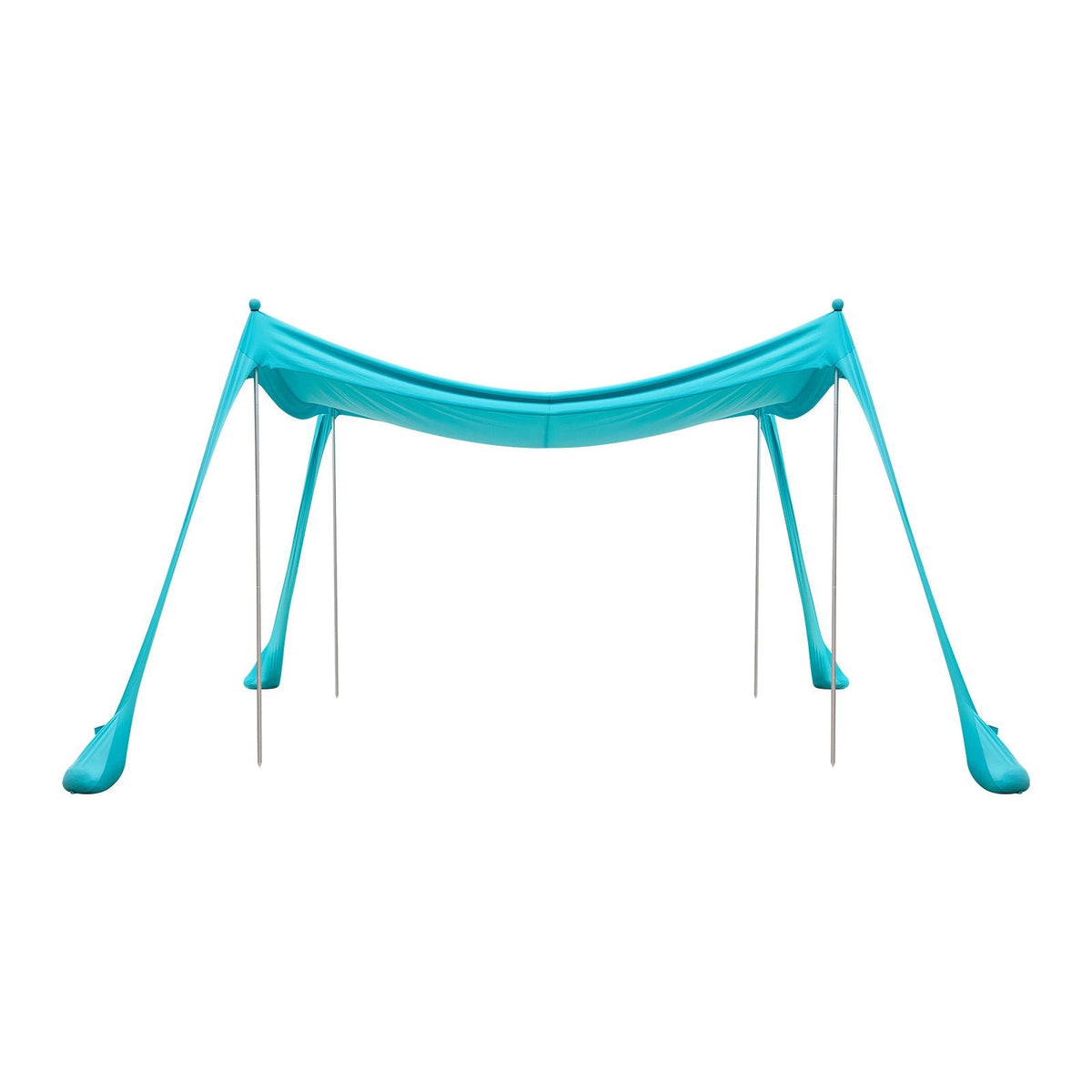 Beach Tent Sun Shelter, UPF50+ Sun Protection, 6.6 ft Tall, 10 x 10 ft, Easy Pop Up Beach Canopy with Sandbags, Stability Poles, Sand Shovels, Portable Shade for Family Outings, Camping, Fishing