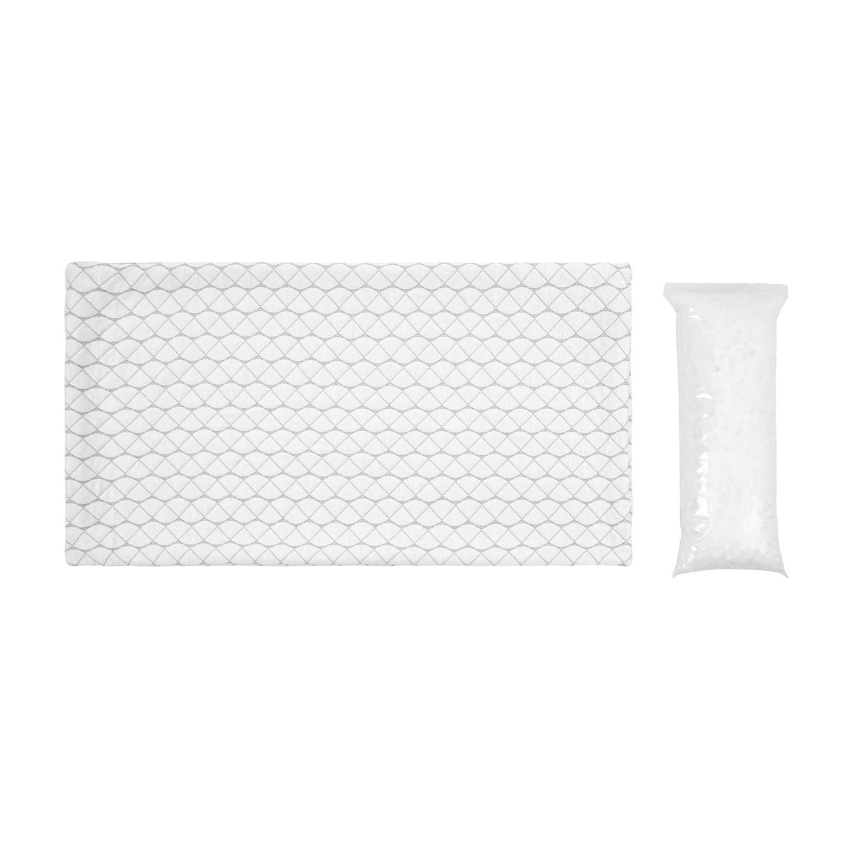 Bed Pillow for Sleeping, Queen Size Luxury Quality Hotel Pillow with Memory Foam Fill, Supportive & Adjustable, Includes Natural Firber Pillowcase, Bedding for Back, Stomach and Side Sleepers