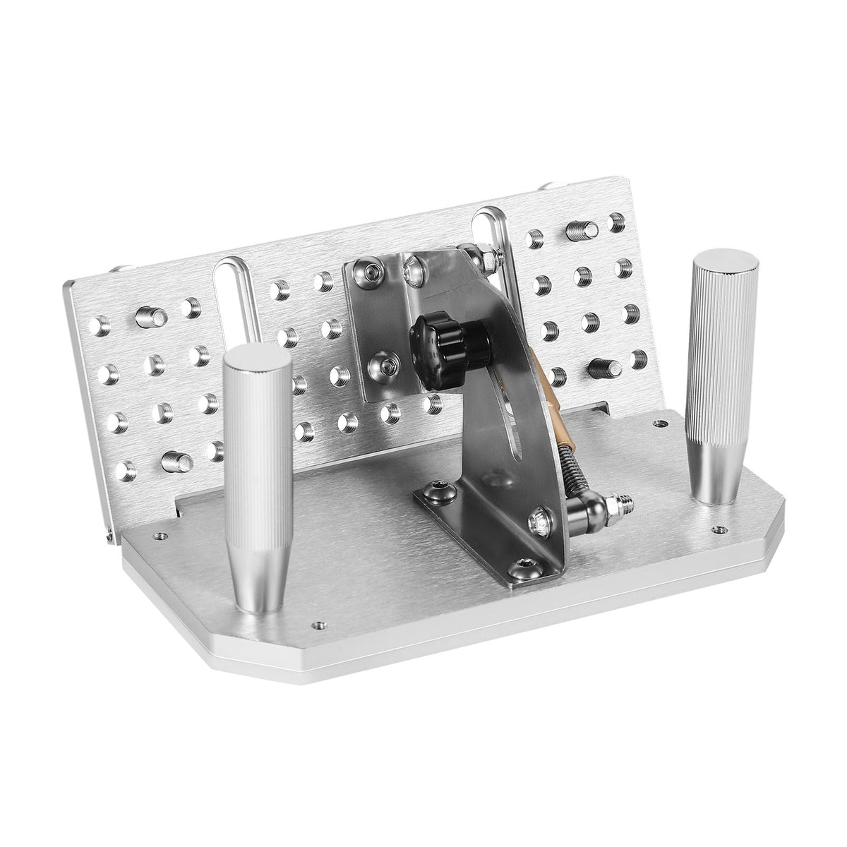 Belt Grinder Knife Jig, 85° - 115° Adjustable Belt Sander Knife Sharpening Jig with Dual Handles, 7.68" Long Sharpener Locator Compatible with Bench Grinders, Sharpening Machines