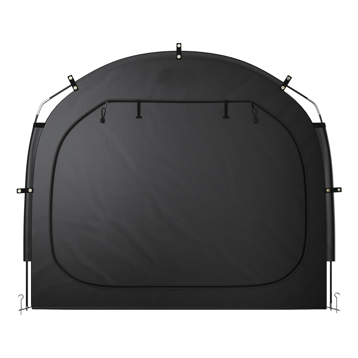 Bike Storage Tent, 4 to 5 Bikes, Outdoor Spacious Bike Storage Tent with Ventilated Window, Waterproof Easy-to-Install Bike Tent with High Strength Fiberglass & Dual Zippers, Fit for Bicycle