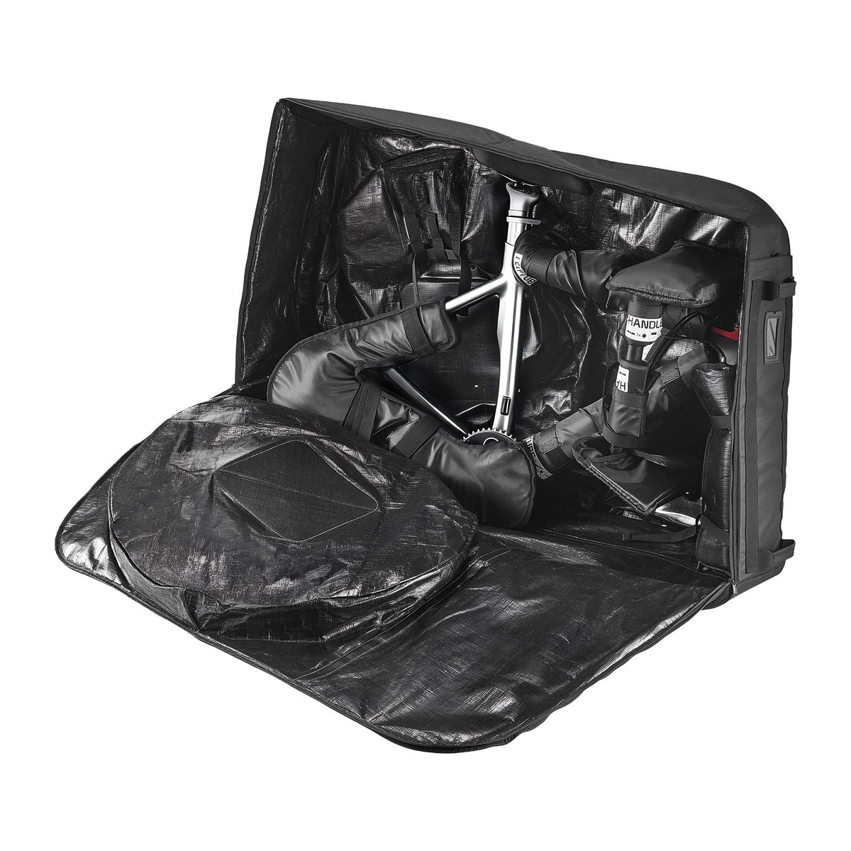 Bike Travel Bag, Transport Universal Bicycle Storage Case Bag with TSA Lock, Support Plates, Protection and Fork Mount Stabilisation, Bicycle Case Max. Wheelbase 51 in for Airplane, Outdoor Use