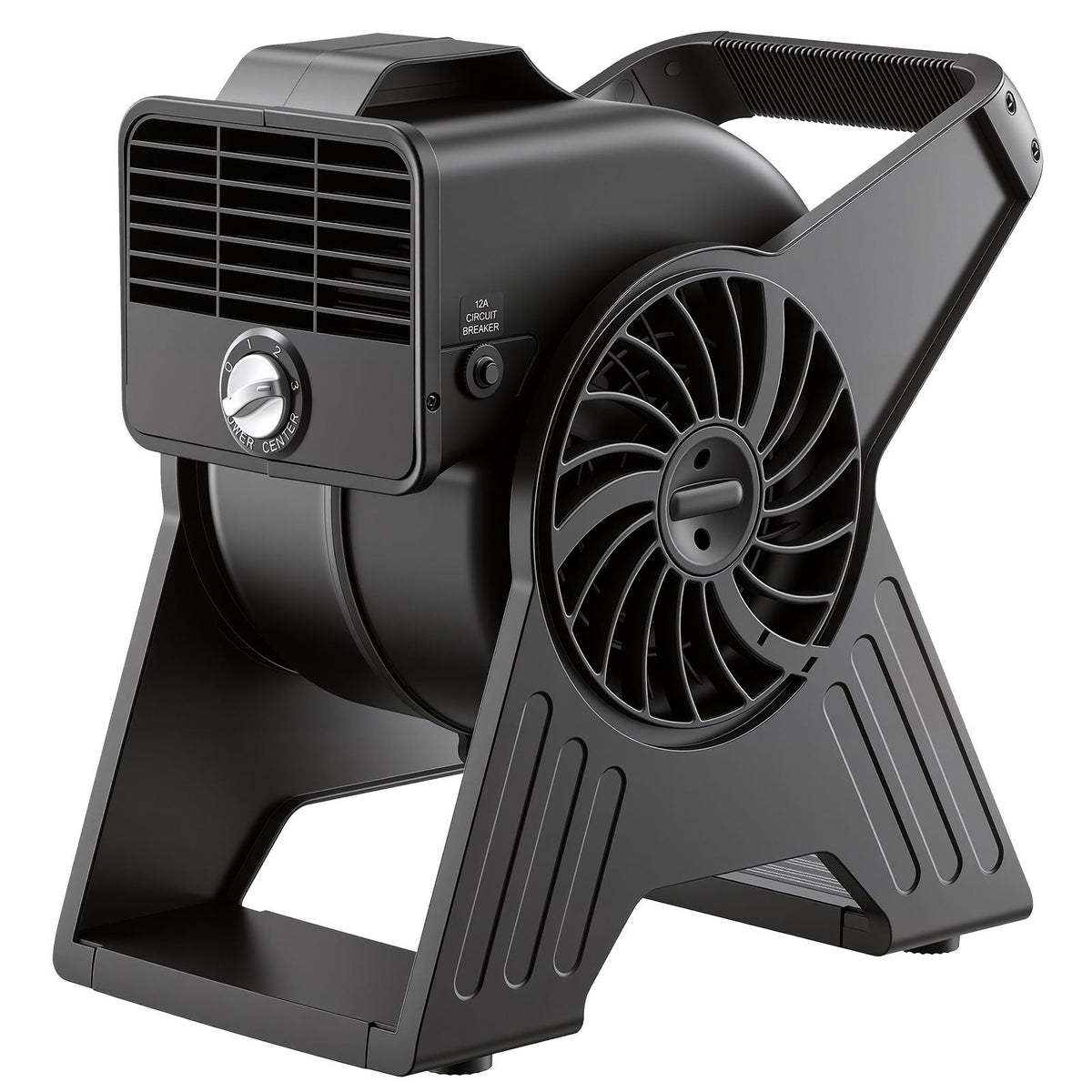 Blower Fan, 13 in Portable Utility Floor Fan, 300 CFM, 3 Speeds, Multi-Angle Airflow, Lightweight Portable High Velocity Air Mover, for Drying, Dehumidifying, Carpets, Air Circulation, Cooling