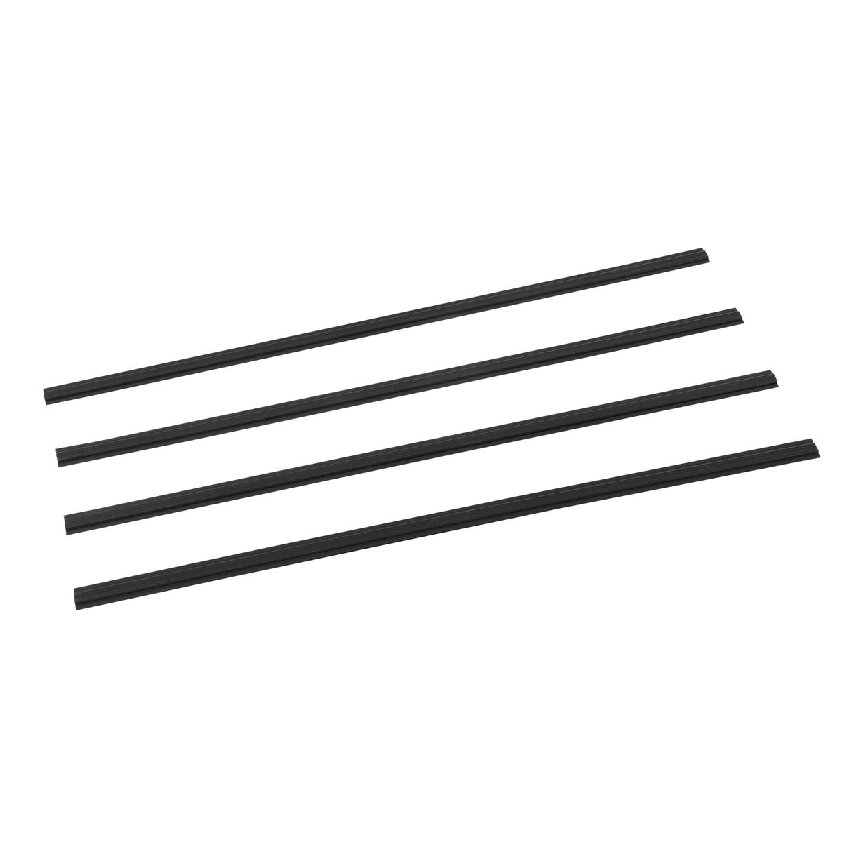 Bottom Locking Privacy Slats, Double-Wall Vertical Bottom-Locking Slats with Wings for Chain-Link Fence, High-Density HDPE Chain Link Slats Ideally Fit 8' High Fence for Garden and Farm(Black)