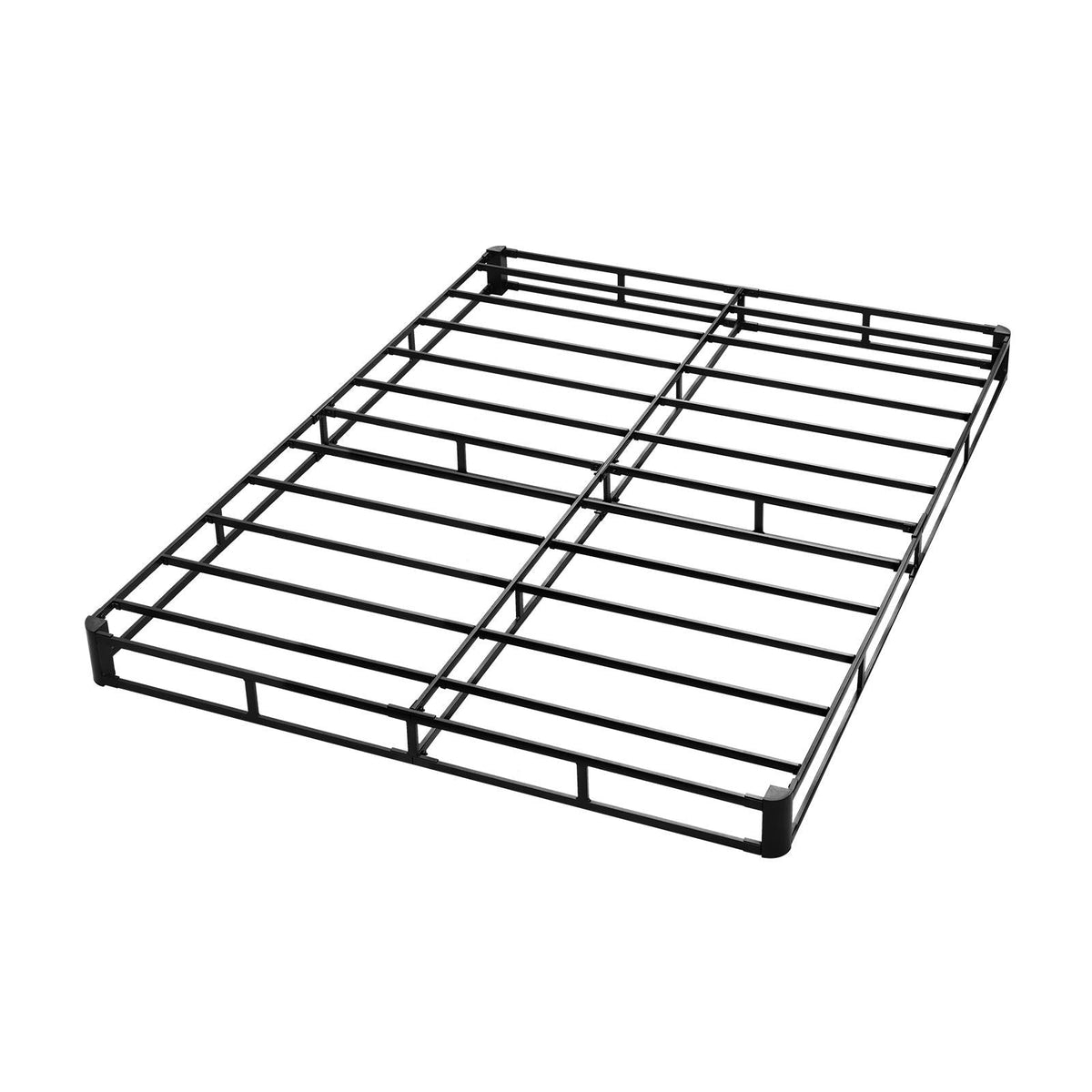 Box Spring, Queen Size Bed Frame with Washable Fabric Cloth, Heavy Duty Metal Frame for Queen Bed, 5.1 in Mattress Foundation, 3500 lbs Max Weight Capacity, Easy Assembly, 79.1 x 59.6 x 5.1 in