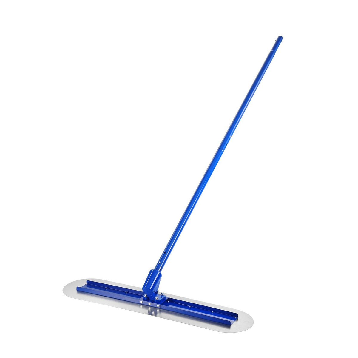 Bull Float Magnesium Concrete Float, 47.24 x 7.28 Inch Round End Concrete Float Tool with 4 Aluminum Alloy Replaceable Handles, Cement Finishing Float for Various Industrial Applications