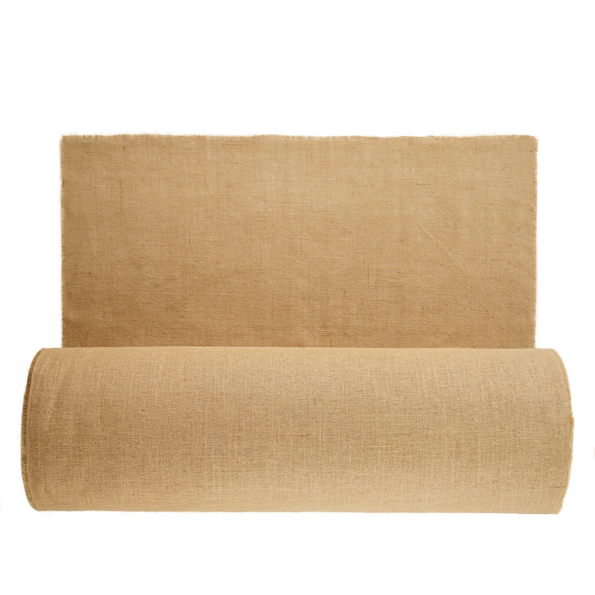 Burlap Fabric Roll, 40' x 300 ft & 50 x 50 High Density Wide Natural Burlap Fabric Rolls, Jute Fabric Burlap Tree Wrap Roll, for Decor, Crafts, Wedding, Gardening, Plant & Tree Winter Covering