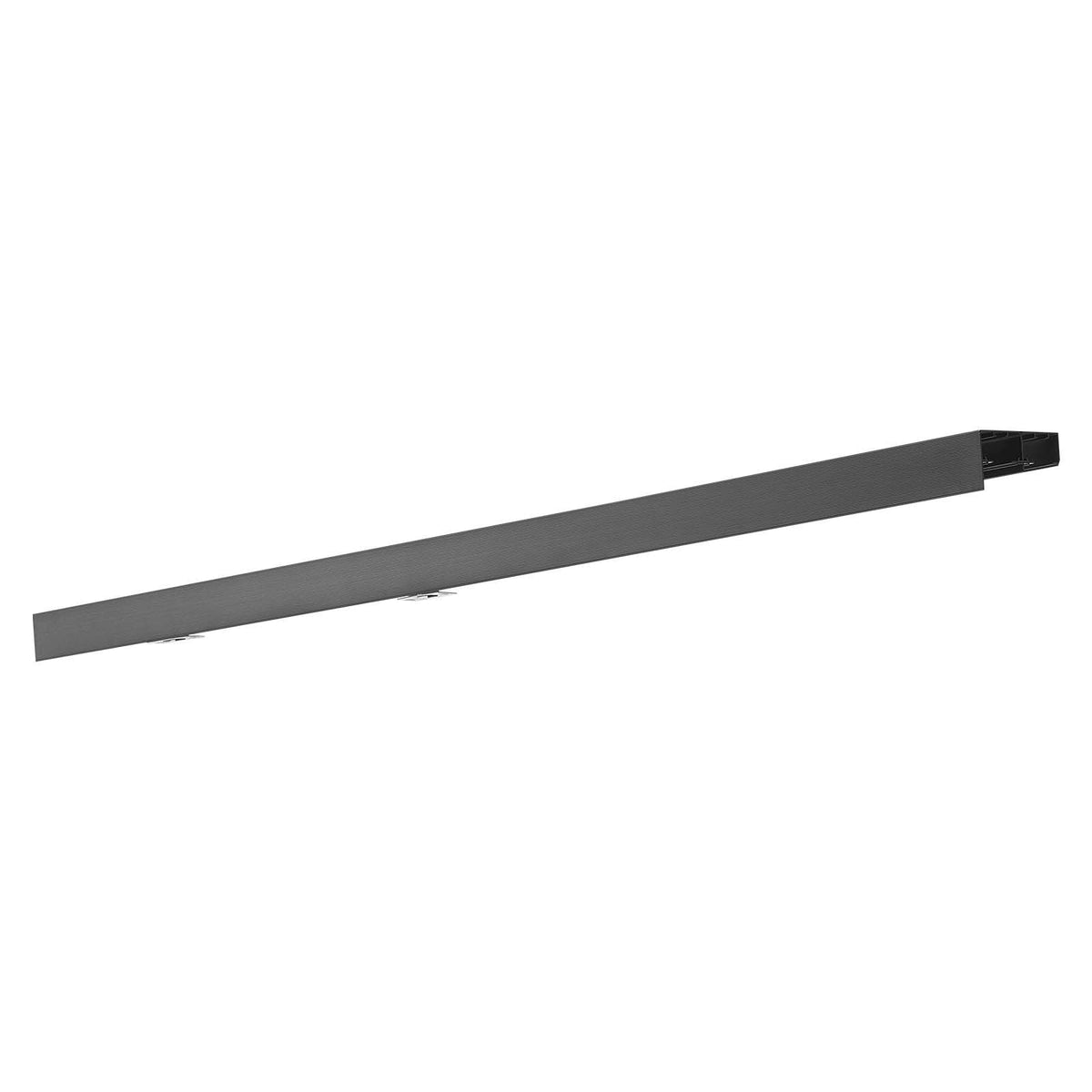 Bypass Sliding Door Hardware Kit, 5 ft Aluminum Alloy Dual-Track Bypass Door Hardware, Smooth and Quiet Sliding, Easy to Install, for 1" to 1 3/4" Thickness 30" Width 2 Door System, for Closet