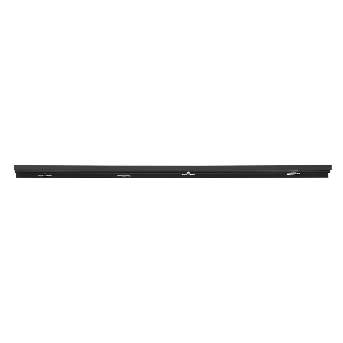 Bypass Sliding Door Hardware Kit, 6 ft Aluminum Alloy Dual-Track Bypass Door Hardware, Smooth and Quiet Sliding, Easy to Install, for 1" to 1 3/4" Thickness 36" Width 2 Door System, for Closet