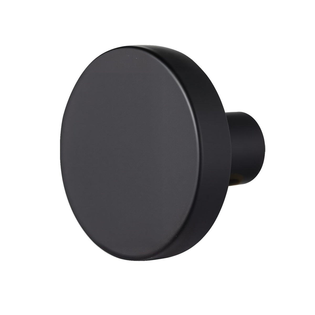Cabinet Knobs, 10 Pack, 1.26 Inch Black Zinc Alloy Drawer Pulls & Door Handles, Mushroom Kitchen Solid Knobs Dresser Handles, Cupboard Hardware with Screws for Bathroom Closet Cabinets Drawers