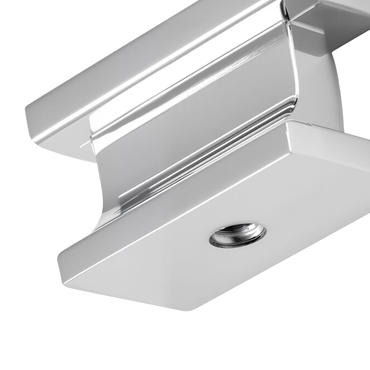 Cabinet Knobs, 10 Pack, 1.42 Inch Zinc Alloy Drawer Pulls Door Handles, Rectangular Kitchen Dresser Solid Knobs, Cupboard Hardware with Screws for Bathroom Closet Cabinets Drawers, Chrome Color
