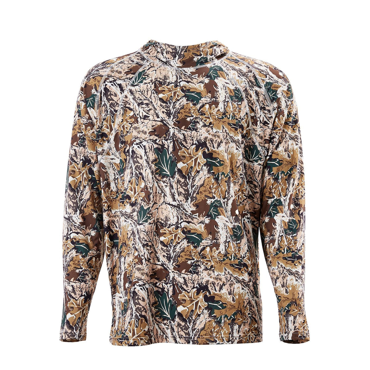 Camo Hoodie, XX-Large Size, Men Pullover Hooded Sweatshirt, Moisture Wicking & Breathable, Quick-dry, Hiking Fishing Shirt with Hood, Long Sleeves Hunting Shirts for Spring & Summer Outdoor Work
