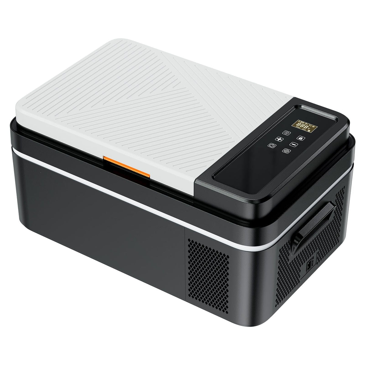 Car Refrigerator, DC 12/24V AC100-240V Compressor Electric Cooler, -4°F to 68°F Car Fridge with APP Control, 21 QT Cars Freezer for RVs, Campsites, Boats, Camping, Fishing, 60W Portable Freezer