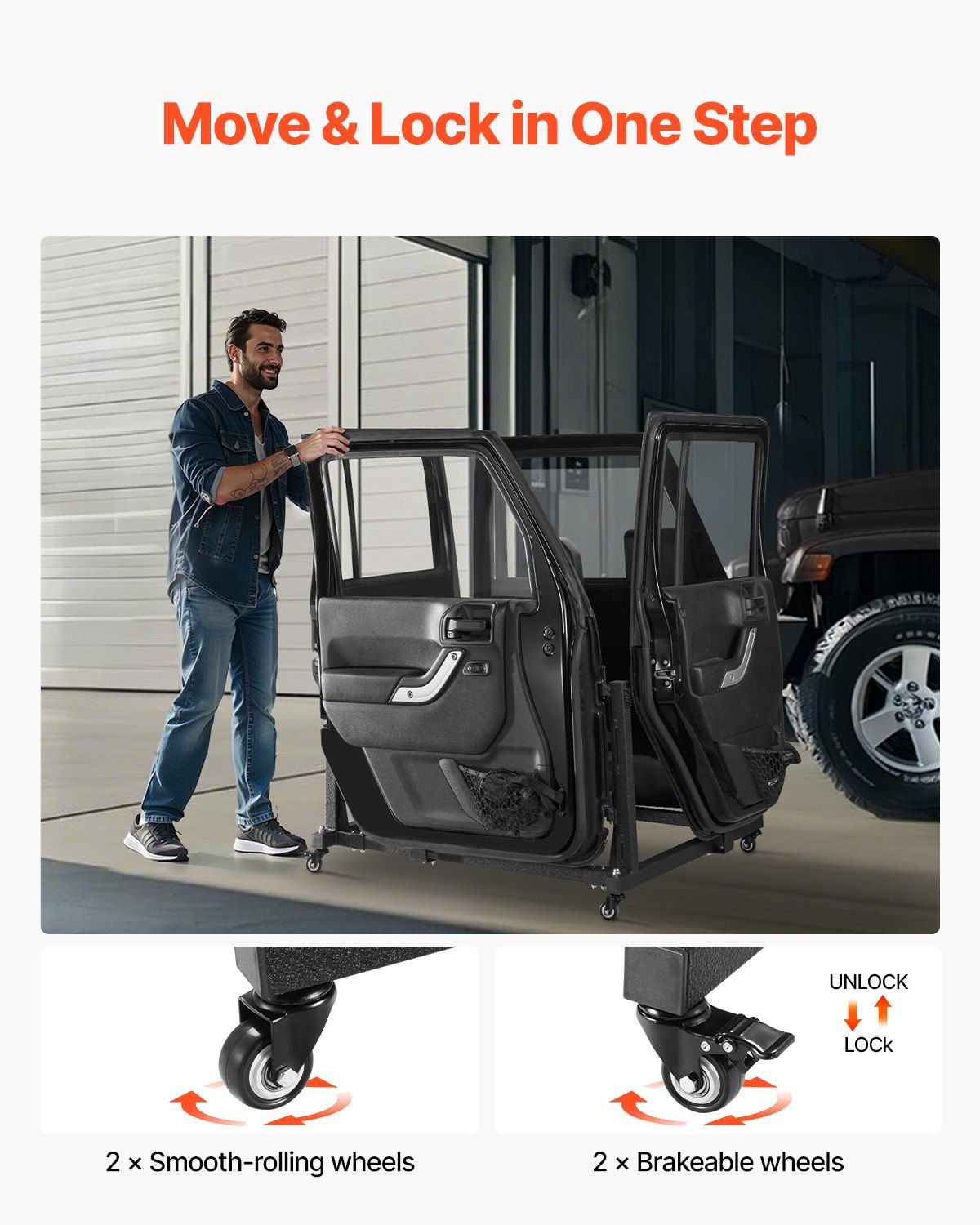 Cart for Jeep Wrangler JK JL/Gladiator JT 2007- 2023 JK JL / Gladiator JT