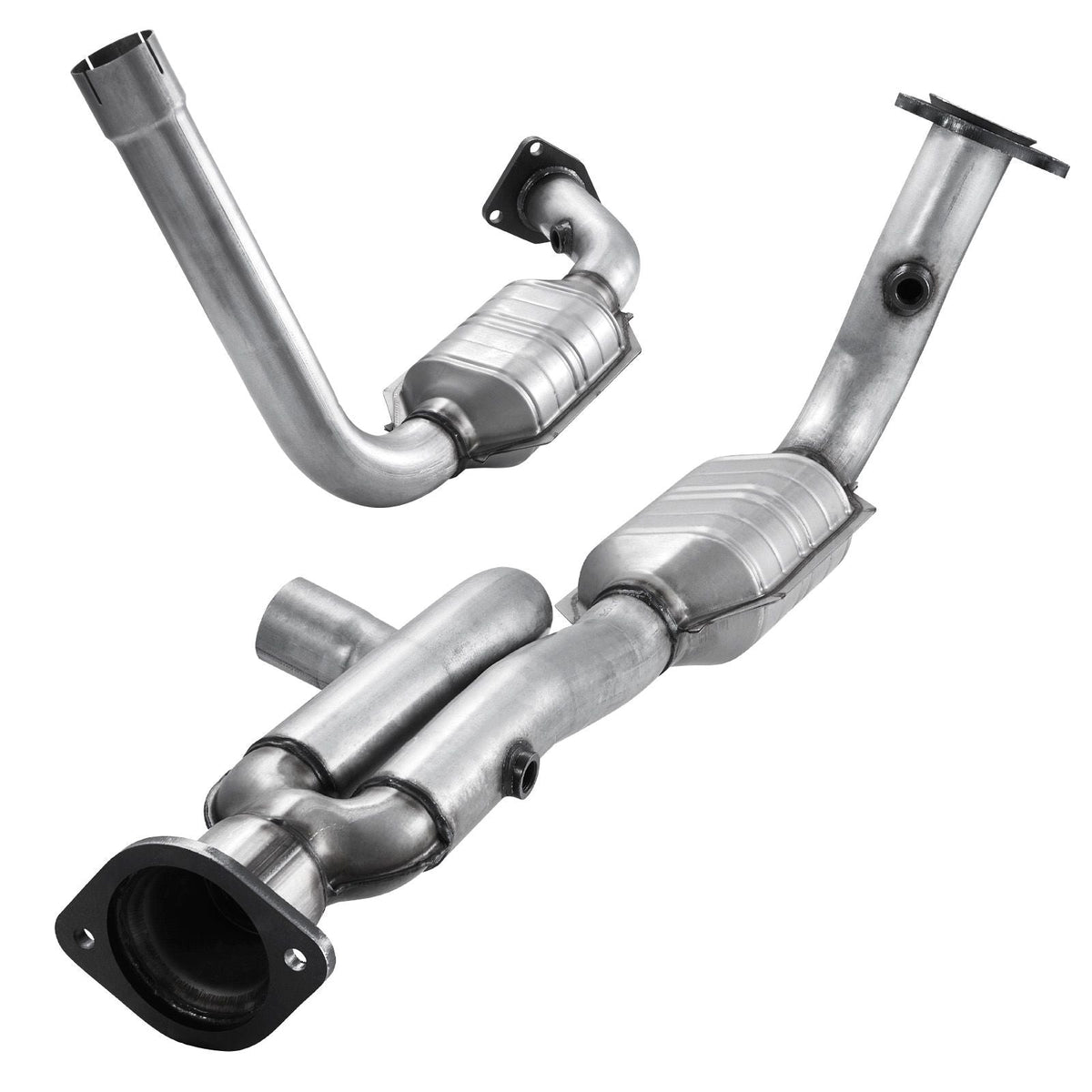 Catalytic Converter, Compatible with Cadillac Escalade/Chevy Avalanche Silverado Suburban Tahoe/GMC Sierra Yukon, 4.3L V6, 4.8L/5.3L V8, Front, Left, Right, Replacement OE 15756278, 50366