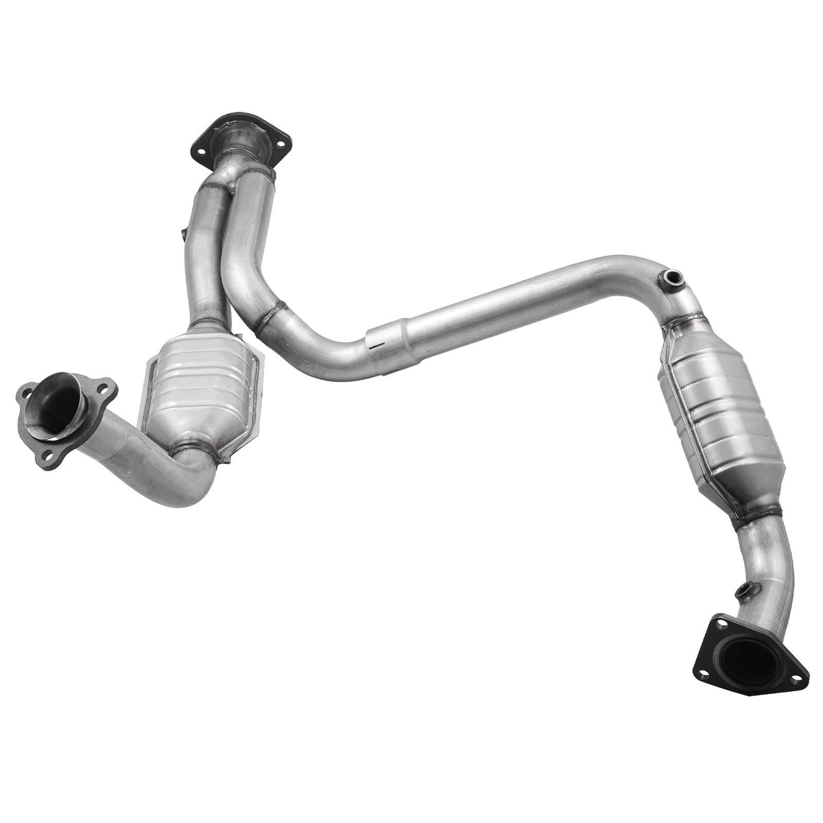 Catalytic Converter, Compatible with Cadillac Escalade/Chevy Avalanche Silverado Suburban Tahoe/GMC Sierra Yukon, 4.3L V6, 4.8L/5.3L V8, Front, Left, Right, Replacement OE 15756278, 50366