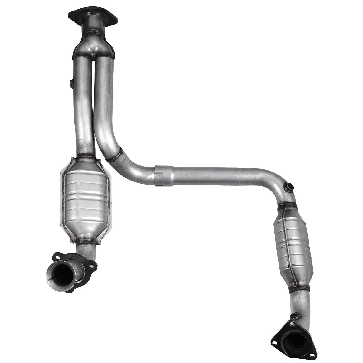 Catalytic Converter, Compatible with Cadillac Escalade/Chevy Avalanche Silverado Suburban Tahoe/GMC Sierra Yukon, 4.3L V6, 4.8L/5.3L V8, Front, Left, Right, Replacement OE 15756278, 50366