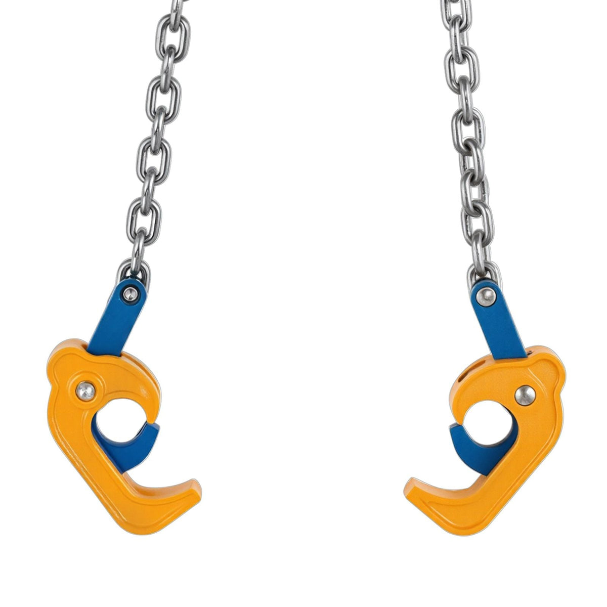Chain Drum Lifter, G80 Drum Lifting Chain Sling with Thickened Security Hook, 2000LBS Capacity, 1.6ft Long Sturdy Drums Handling Equipment, Carbon Steel Barrel Lifter for Plastic & Metal Drums
