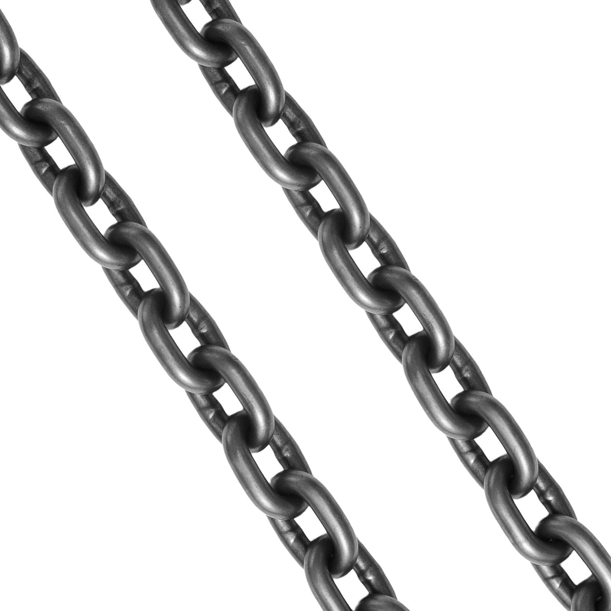 Chain Sling, 5/16 in x 10 ft Lifting Chains with 2 Leg Grab Hooks, Heavy Duty G80 Alloy Steel Lifting Sling, 7000LBS Capacity, Adjustable Engine Chain Hoist Lifts for Cargo Security Towing