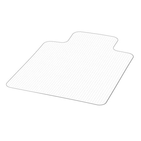 Chair Mat with Lip, 36 x 48-inch Office Chair Mat for Low Pile Carpeted Floors, Clear Floor Protector Rug with Studded, Non-Slip & Easy to Clean, Smooth Glide Under Desk Rug for Home Office