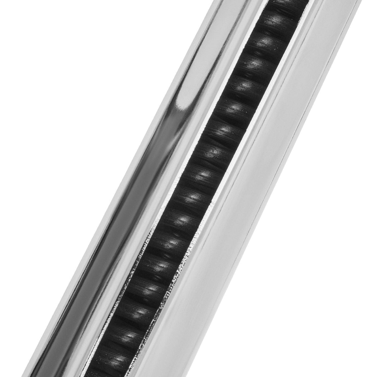 Chrome Straight Spring Loaded Mud Flap Hangers, 2-1/2" Bolt Spacing Mudflap Hangers for Semi Trucks, 1 Pair Heavy Duty Semi Truck Mud Flap Hanger Set with Aluminum Reflective Plates, Silver
