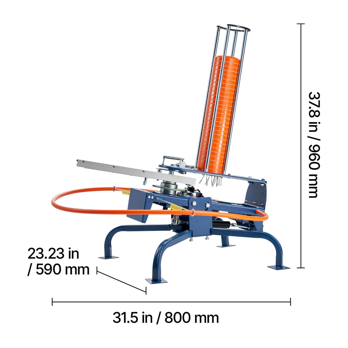 Clay Target Thrower, Max 50 Clays Pigeon Thrower, 55+ Yards Automatic Skeet and Trap Launcher with Adjustable Angle & Foot Pedal for Clays Throwing Shooting Sports