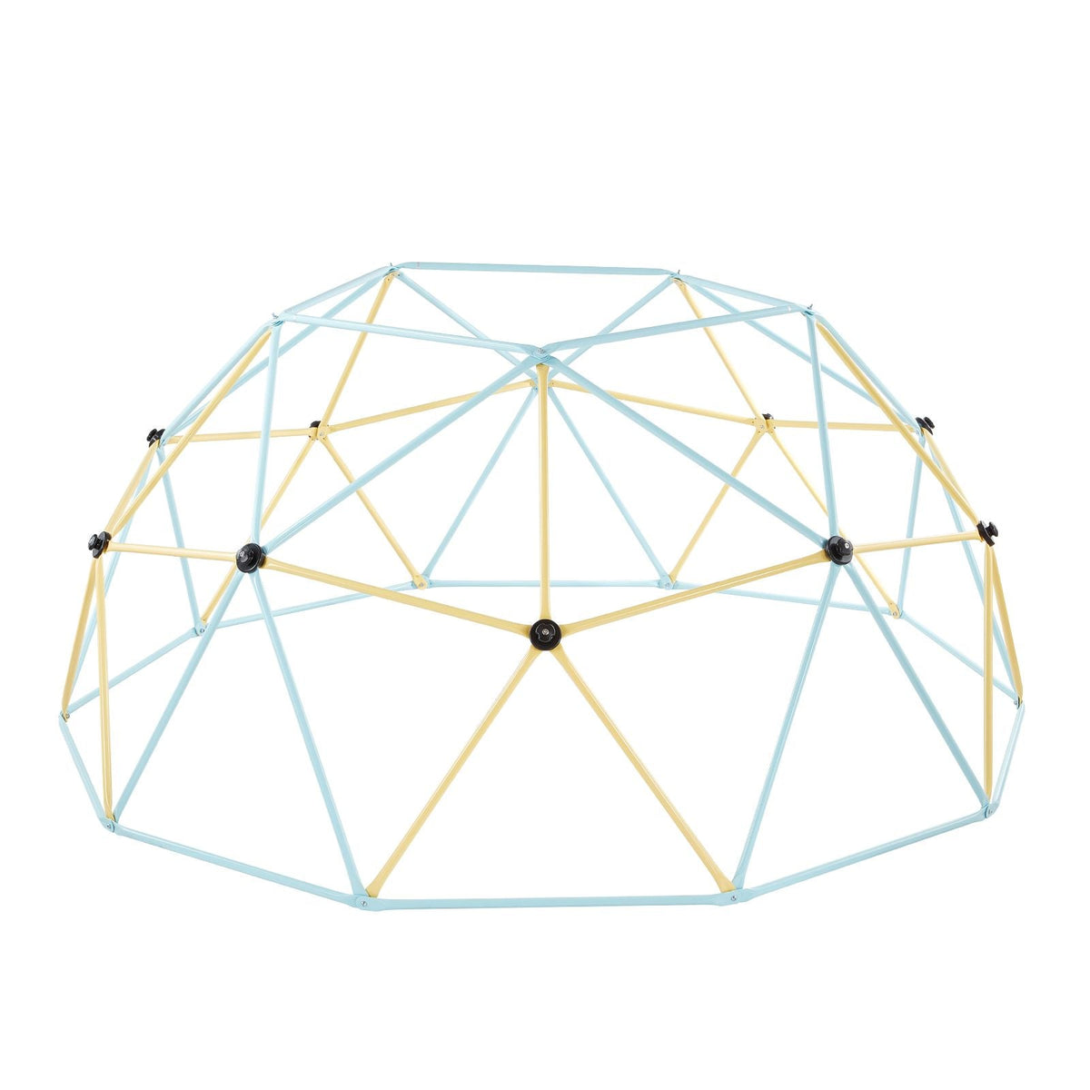 Climbing Dome, 10FT Geometric Dome Climber, 1000LBS Loading Jungle Gym Playground with 2 Basketballs & Octopus Net, Easy-Assembly Outdoor Backyard Climbing Equipment for Kids 3 to 10 Years Old