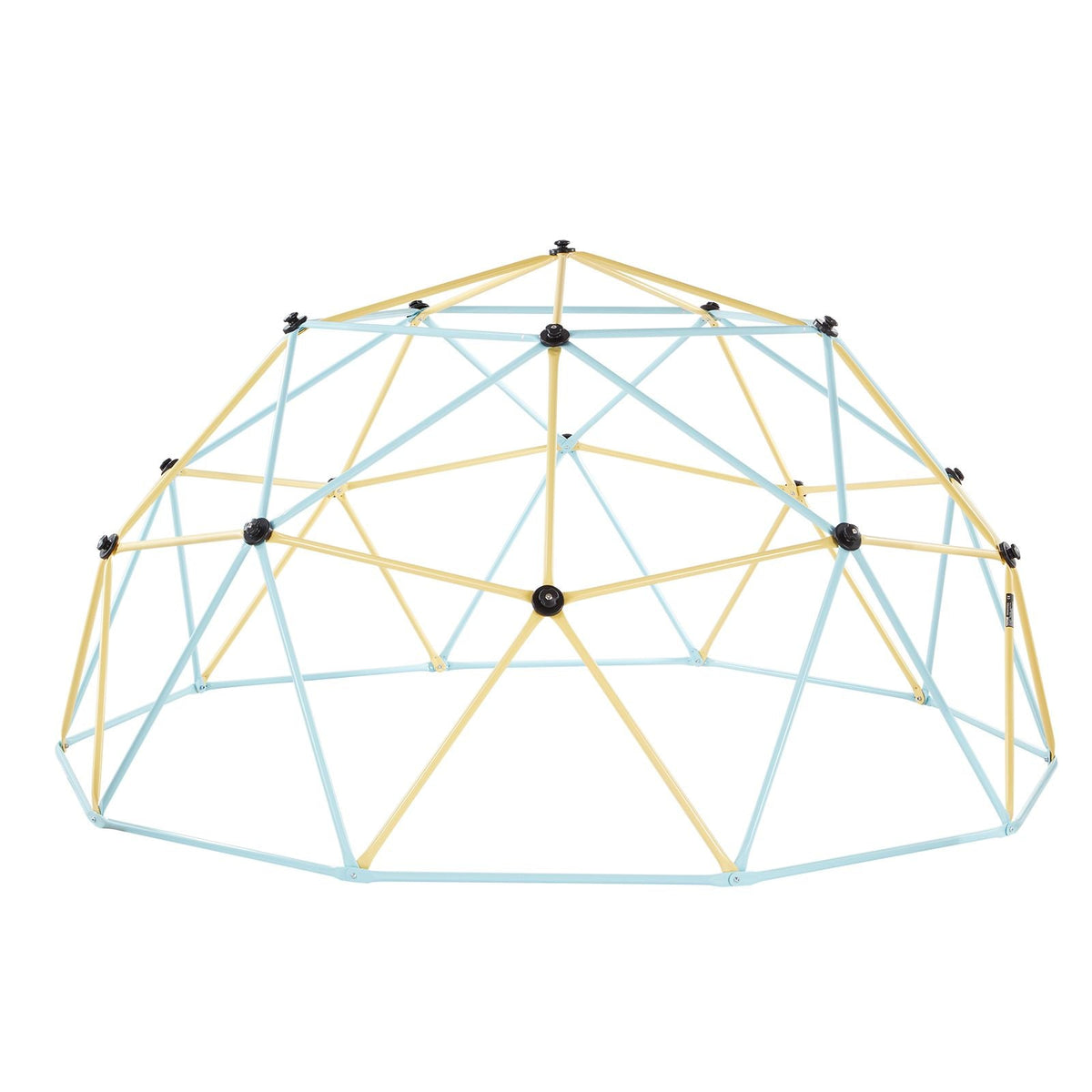 Climbing Dome, 10FT Geometric Dome Climber, 1000LBS Loading Jungle Gym Playground with 2 Basketballs & Octopus Net, Easy-Assembly Outdoor Backyard Climbing Equipment for Kids 3 to 10 Years Old