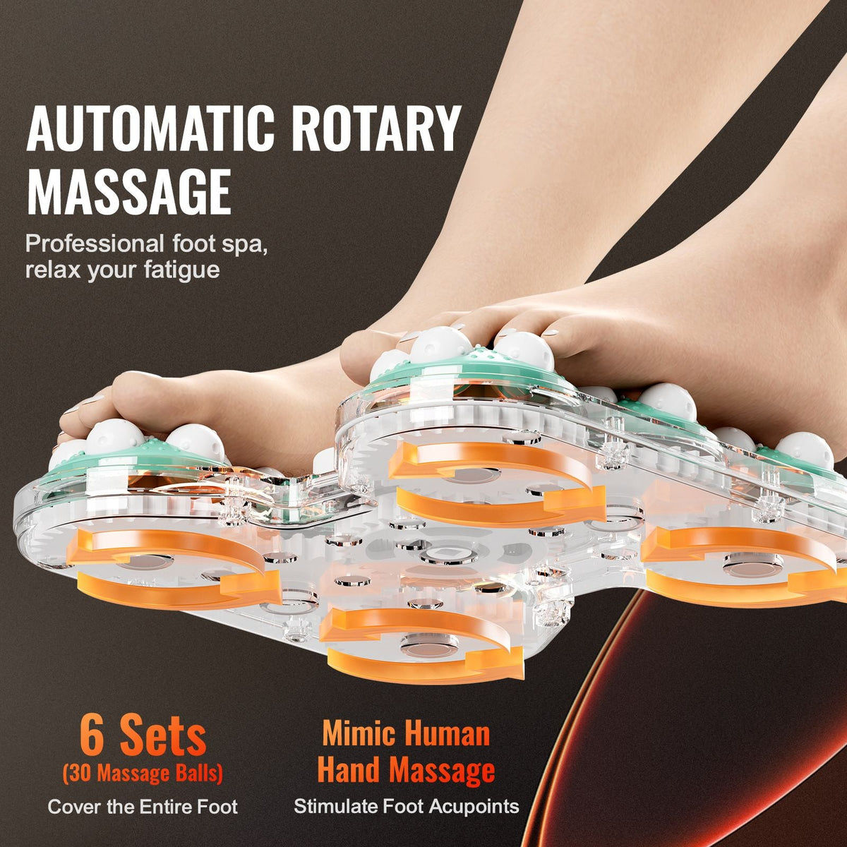 Collapsible Foot Spa Bath Massager, 95 - 118 Fahrenheit Heated Pedicure Foot Bath Tub with Adjustable Water Shower, 30 Massage Rollers, Feet Soaking Tub with Remote Control & Timer