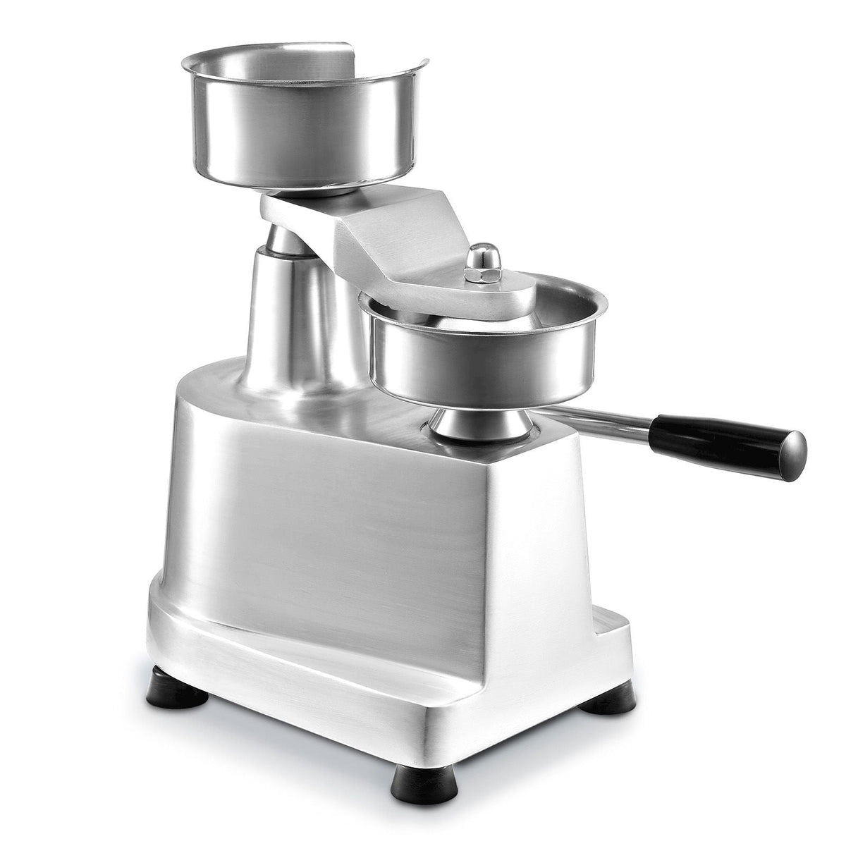 Commercial Burger Patty Maker, 130mm/5inch Hamburger Beef Patty Maker, Heavy Duty Food-Grade Stainless Steel Bowl Burger Press Machine, Kitchen Meat Forming Processor with 1000 Pcs Patty Papers