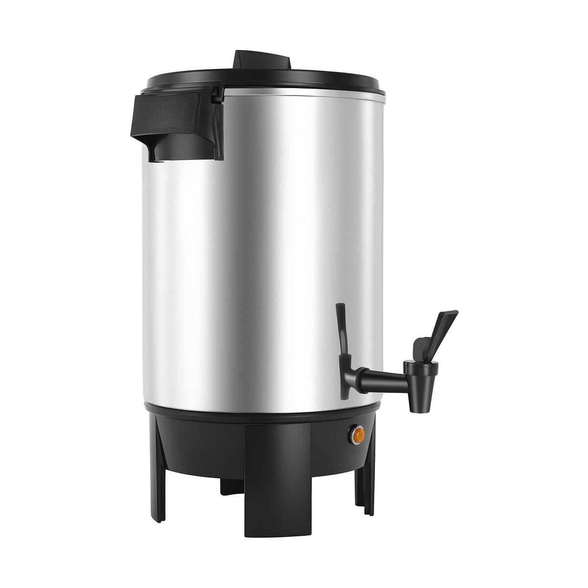 Commercial Coffee Urn, 30 Cup 152oz Hot Beverage Dispenser with Dripless Faucet, 1090W Quick-Brewing Coffee Maker, Automatic Temperature Control, for Catering, Party, Church & Restaurant