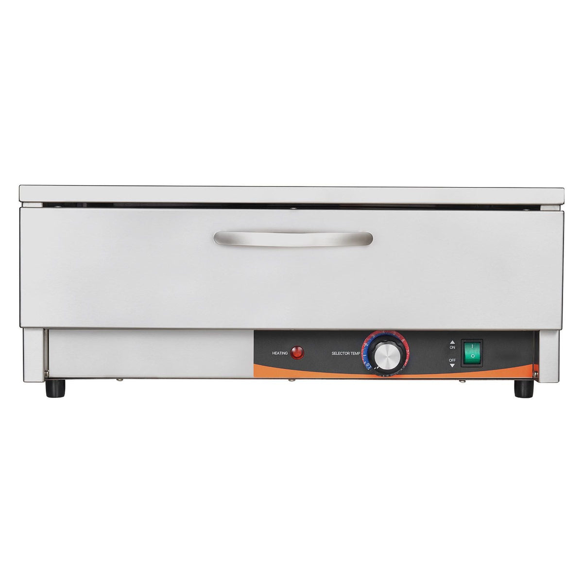 Commercial Electric Drawer Warmer, Single-Drawer Stainless Steel Food Warmer, Freestanding Compact Warming Drawer Cabinet, 85 Fahrenheit -185 Fahrenheit Wide Temperature Range