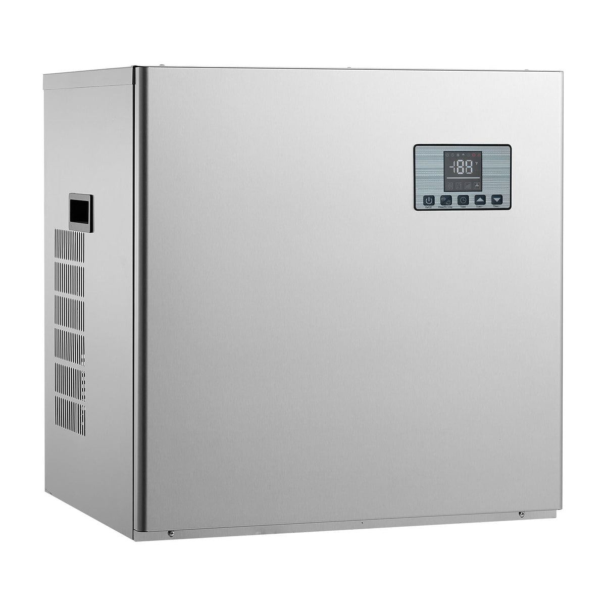 Commercial Ice Maker Machine - Head, 400 Lbs/Day Stainless Steel Ice Machine with Scheduled Ice-Making, Self-Cleaning, Adjustable Thickness, Ideal for Restaurant Bar Cafe Hotel - Head Only