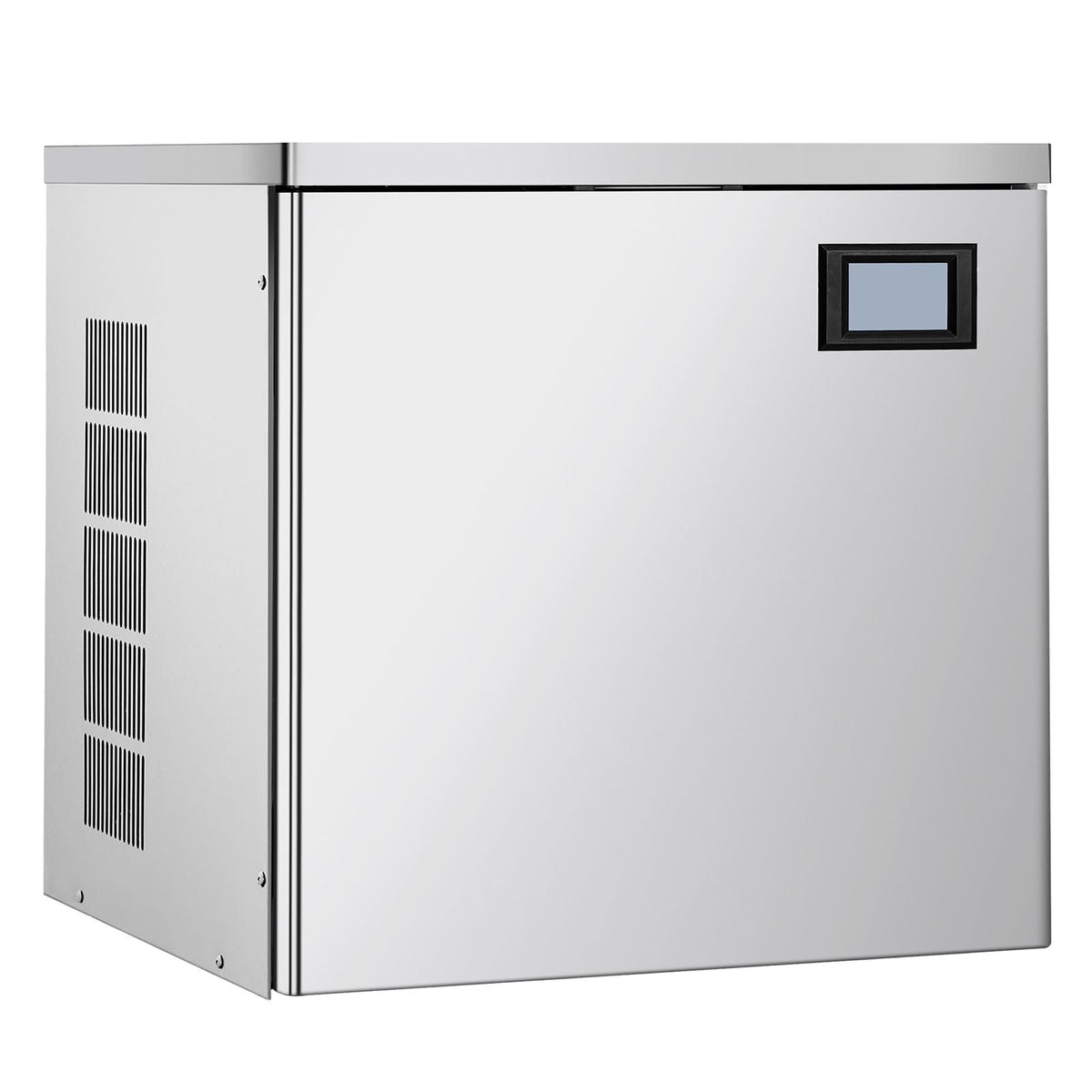 Commercial Ice Maker Machine 360 lbs/Day, 22 Inch Stainless Steel Industrial Ice Machine, Self-Cleaning and Scheduled Ice Making, Modular Ice Cube Machine for Restaurant Hotel - Head Only