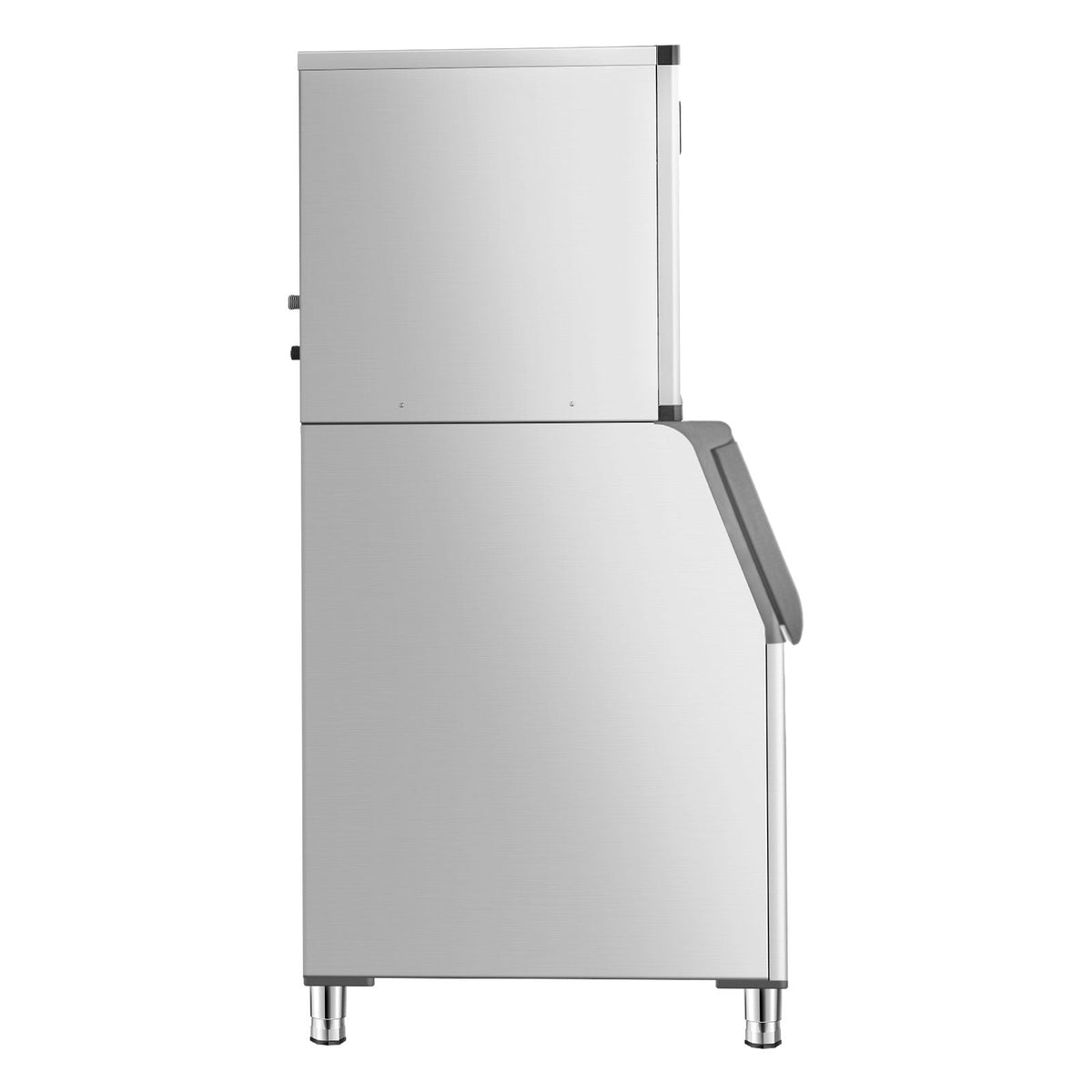 Commercial Ice Maker Machine, 800LBS/24H Ice Making Machine with 500LBS Large Storage Bin, Auto Self-Cleaning Ice Maker Machine with Touchscreen for Bar Cafe Restaurant Business Commercial