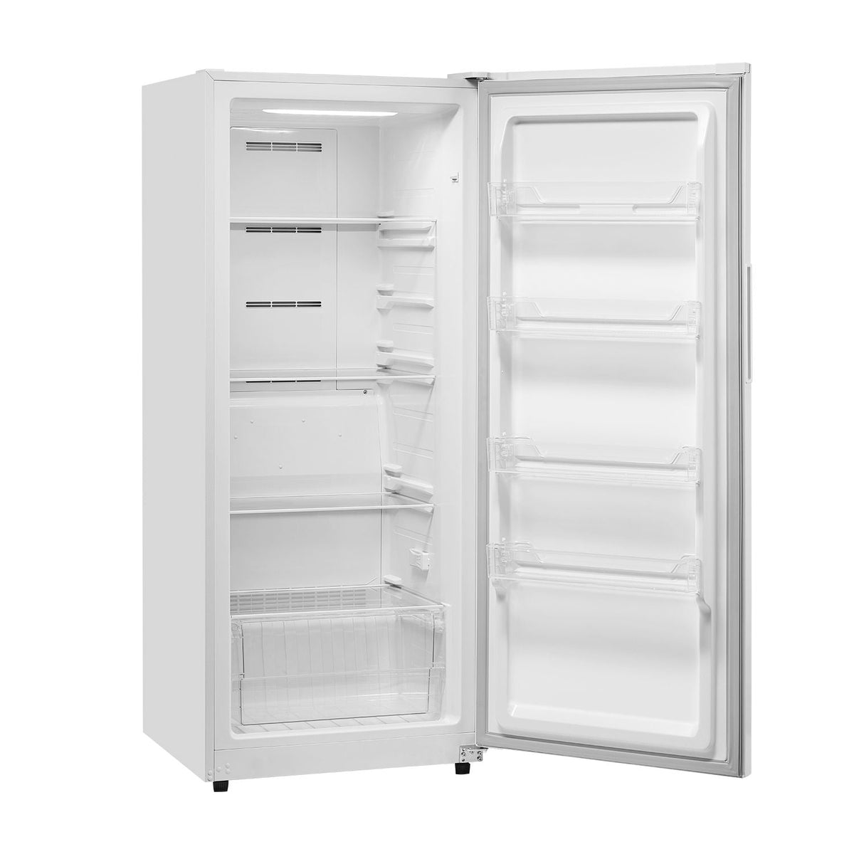 Convertible Freezer/Refrigerator, 14 Cu.Ft Frost Free Upright Freezer with Temp Control Panel, Door Open too Long Alarm, Adjustable Shelves and LED, Standing Fridge for Kitchen, Office, Garage