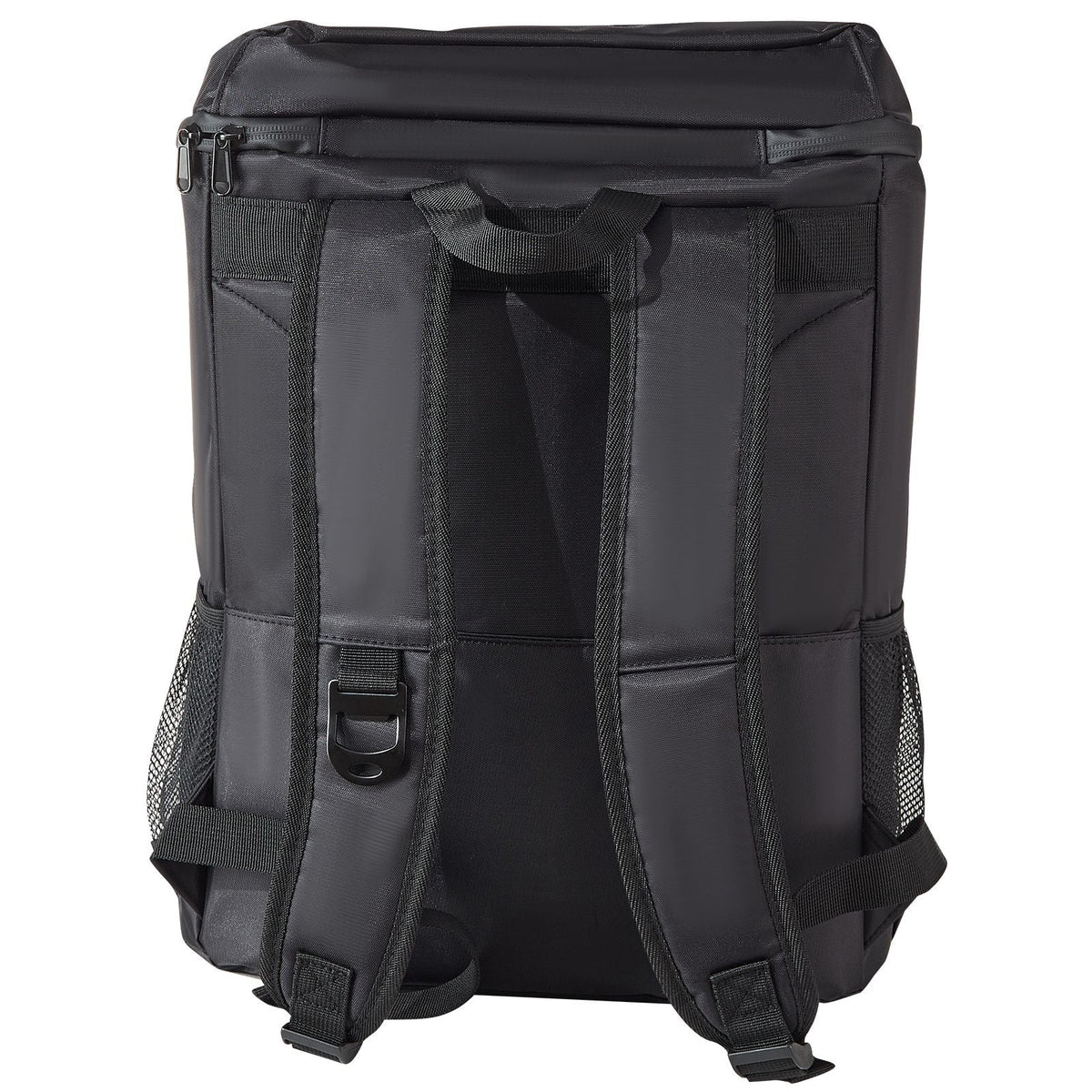 Cooler Backpack, 28 Cans Backpack Cooler Leakproof, Waterproof Insulated Backpack Cooler, Lightweight Beach Cooler Bag with Shoulder Padding and Mesh Pocket for Hiking, Camping, BBQ, Black