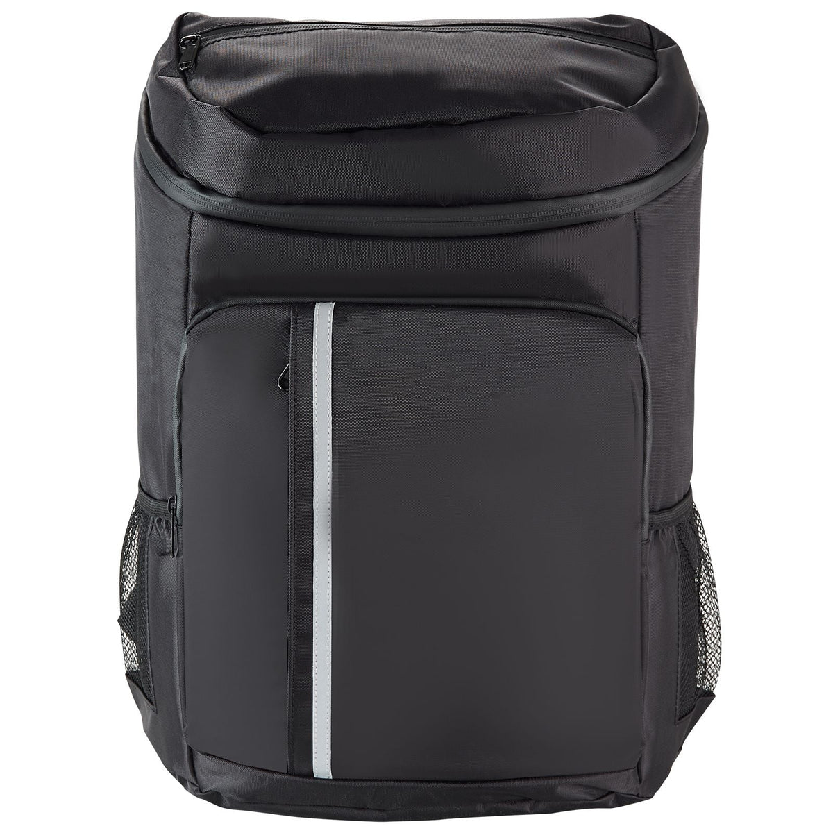 Cooler Backpack, 28 Cans Backpack Cooler Leakproof, Waterproof Insulated Backpack Cooler, Lightweight Beach Cooler Bag with Shoulder Padding and Mesh Pocket for Hiking, Camping, BBQ, Black
