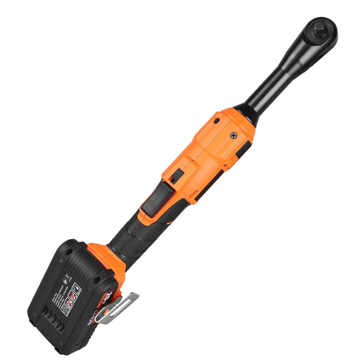 Cordless Ratchet Wrench, 3/8 inch Drive, 230 RPM, up to 66 ft-lbs of Torque, Battery Powered Electric Ratchet Wrench Set with Two 2.0Ah Batteries, Charger, Sockets, Adaptors and Cloth Bag