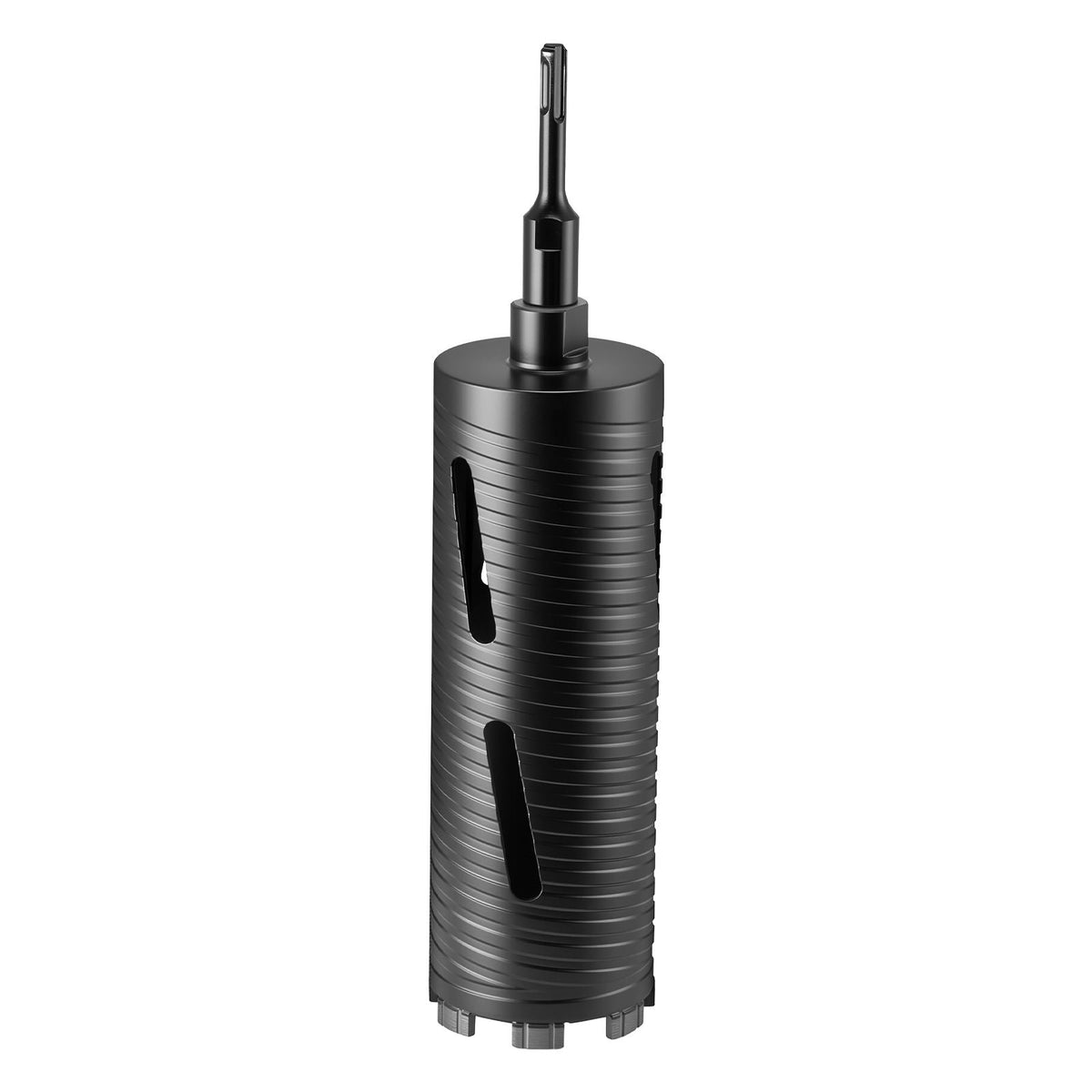 Core Drill Bit, 3-1/2 inch Diameter, 9-1/2 inch Drilling Depth, 5/8-11 Internal Thread, Diamond Dry Coring Bit with 3 Adapters, Pilot Drill and Hex Wrench, for Concrete, Red Bricks, and Masonry