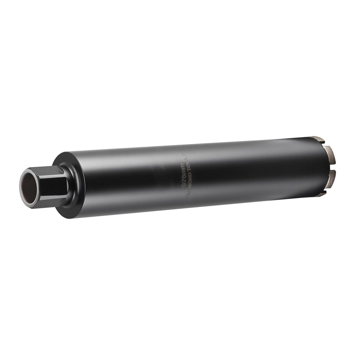 Core Drill Bit, 3 inch Diameter, 14 inch Drilling Depth, 1-1/4 in-7 Internal Thread, High-Precision Welding Technology, Wet Diamond Core Bit for Reinforced Concrete, Red Bricks, and Masonry