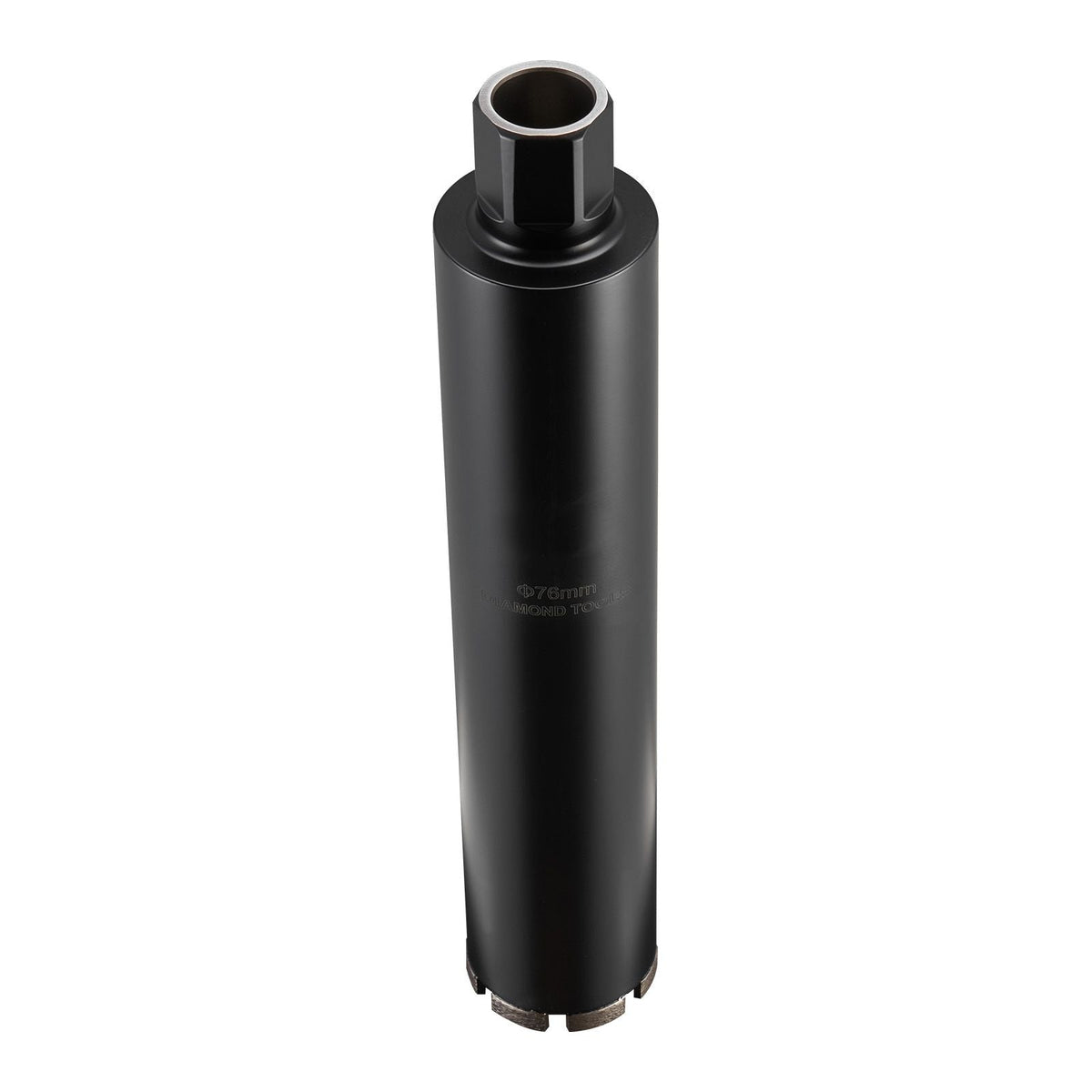 Core Drill Bit, 3 inch Diameter, 14 inch Drilling Depth, 1-1/4 in-7 Internal Thread, High-Precision Welding Technology, Wet Diamond Core Bit for Reinforced Concrete, Red Bricks, and Masonry