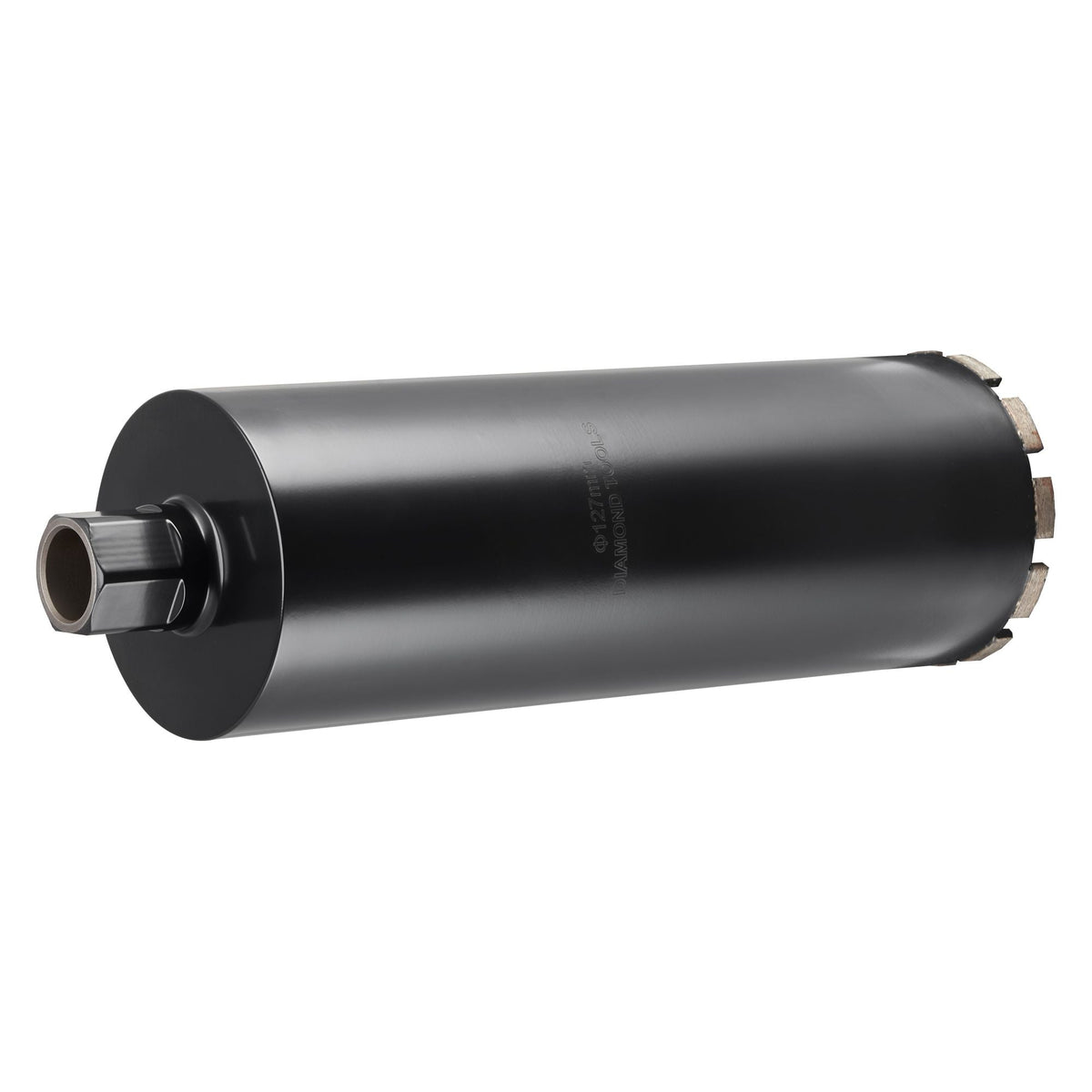 Core Drill Bit, 5 inch Diameter, 14 inch Drilling Depth, 1-1/4 in-7 Internal Thread, High-Precision Welding Technology, Wet Diamond Core Bit for Reinforced Concrete, Red Bricks, and Masonry