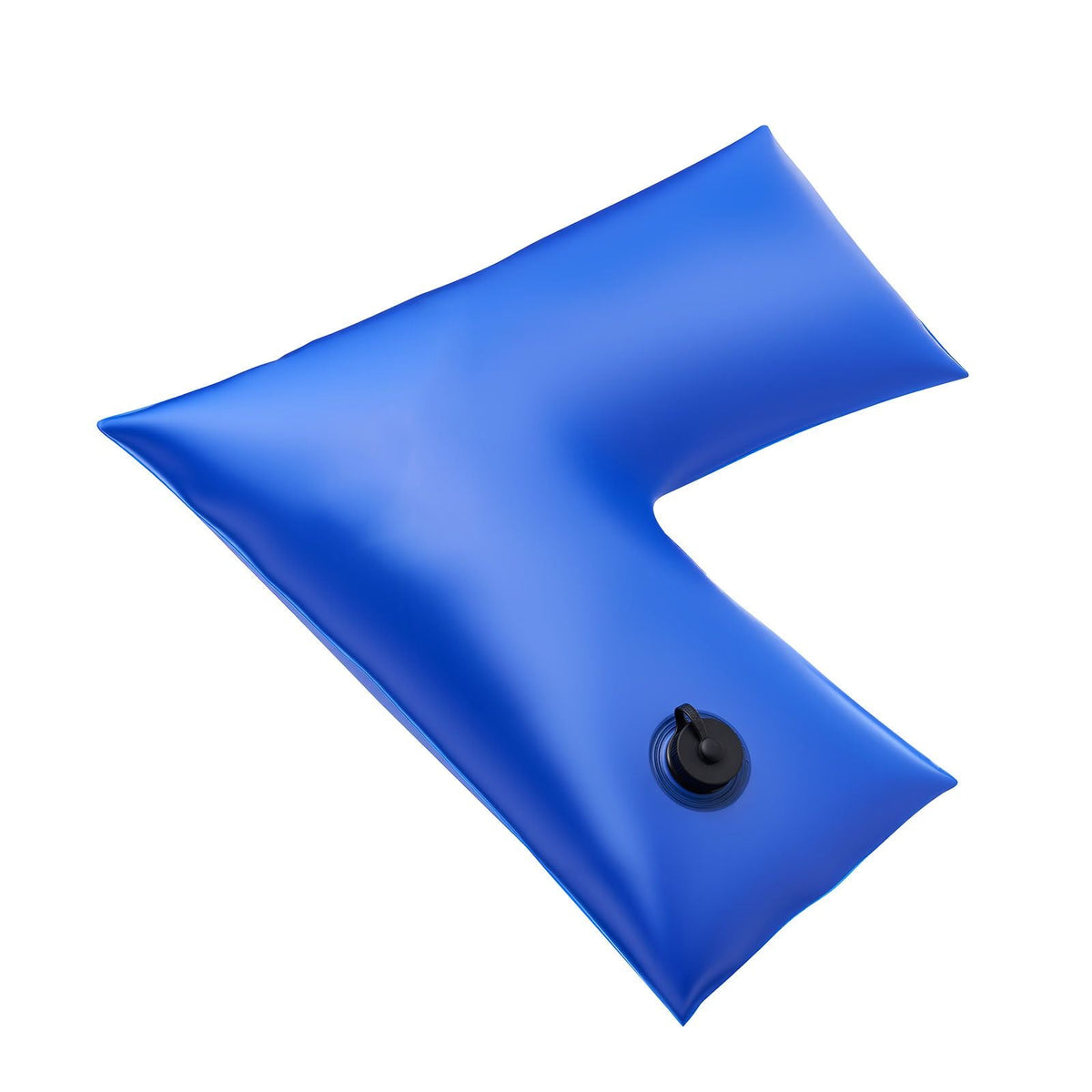 Corner Pool Water Tubes, 4 Pack 22.4 x 22.2 in, Corner Winter Water Bags with Leakproof Screw Cap, 0.4mm Heavy Duty PVC, Cold-Resistant Weights for Inground Swimming Pool Covers
