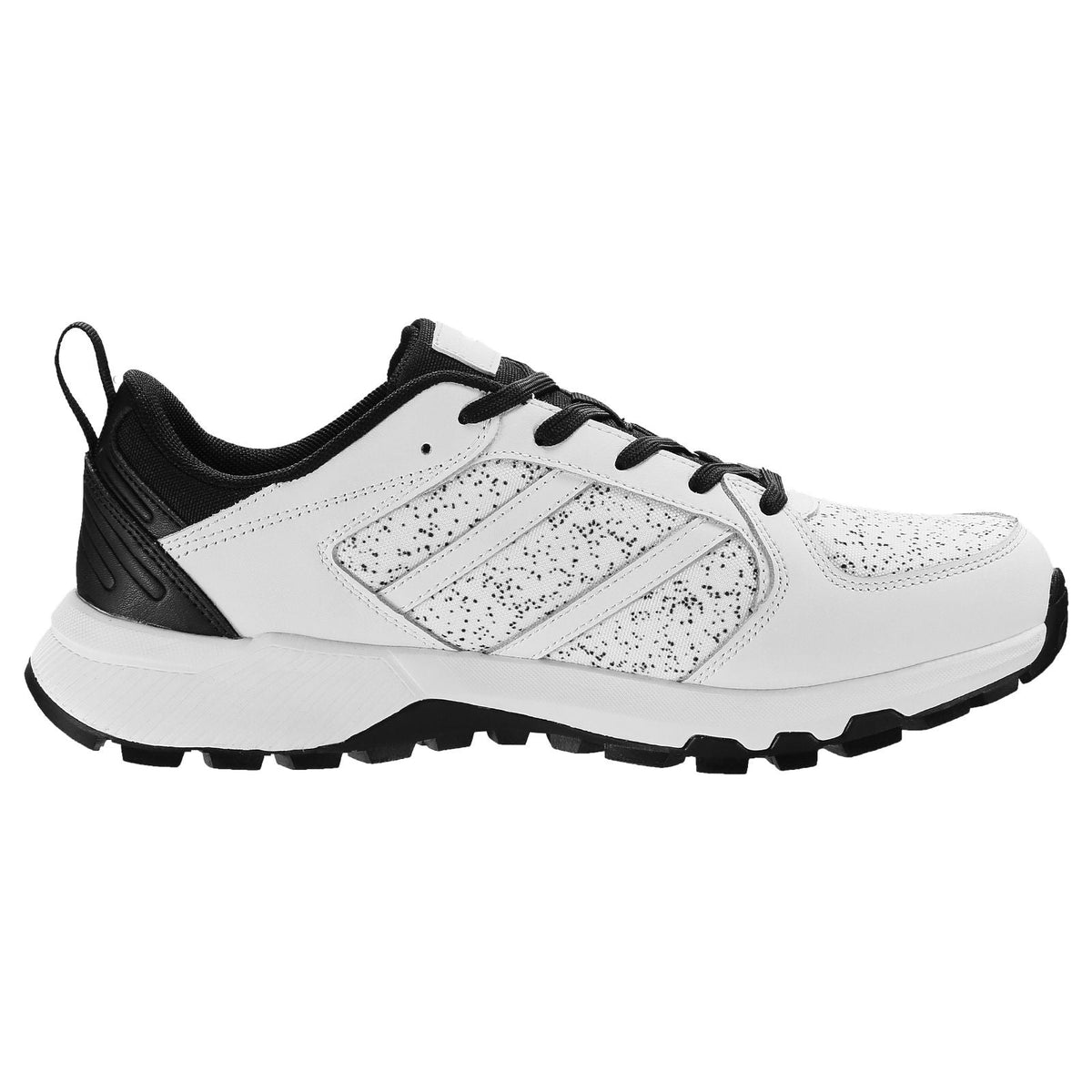 Cross Training Shoes, M Width Sneakers US Size 8, Wide Toe Box Shoes with Arch Support & Adjustable Lace-up, Training Shoes for Running, Gymnastics, Dog Walking, and Weightlifting (White)