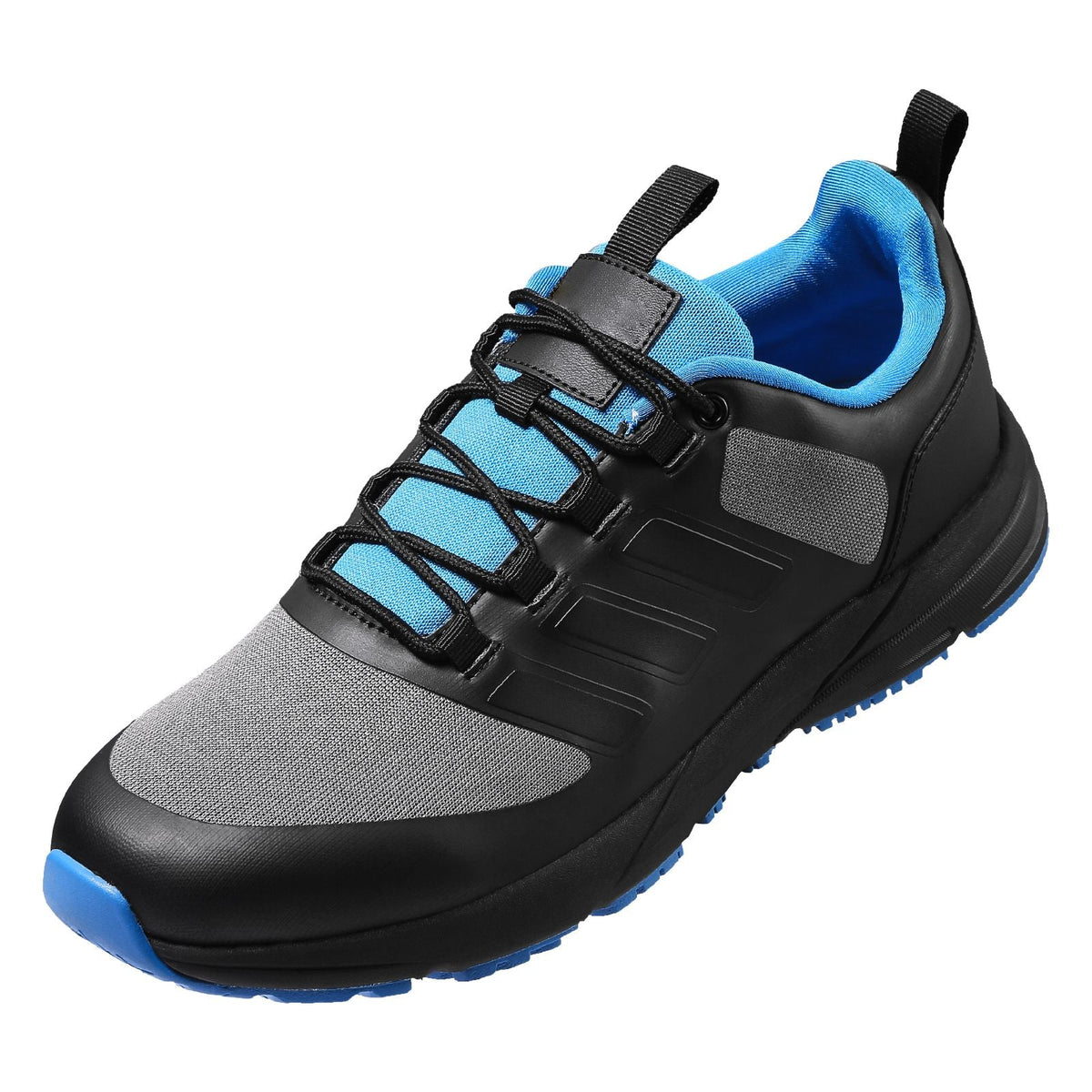 Cross Training Shoes, M Width Sneakers US Size 9, Wide Toe Box Shoes with Arch Support & Adjustable Lace-up, Training Shoes for Running, Gymnastics, Dog Walking, and Weightlifting (Black)