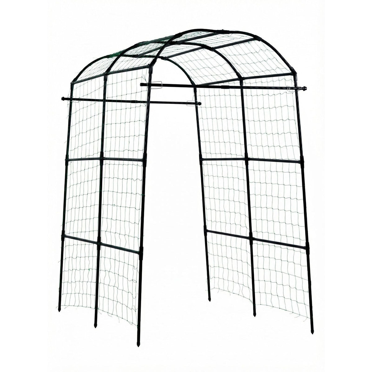 Cucumber Trellis, U-Shape Garden Trellises for Raised Bed, Metal Arch Plant Support for Vine, Climbing Plants Outdoor, Peas, Beans, Zucchini, Tomato, Squash, Flower (70.87 x 44.09 x 82.99 in)