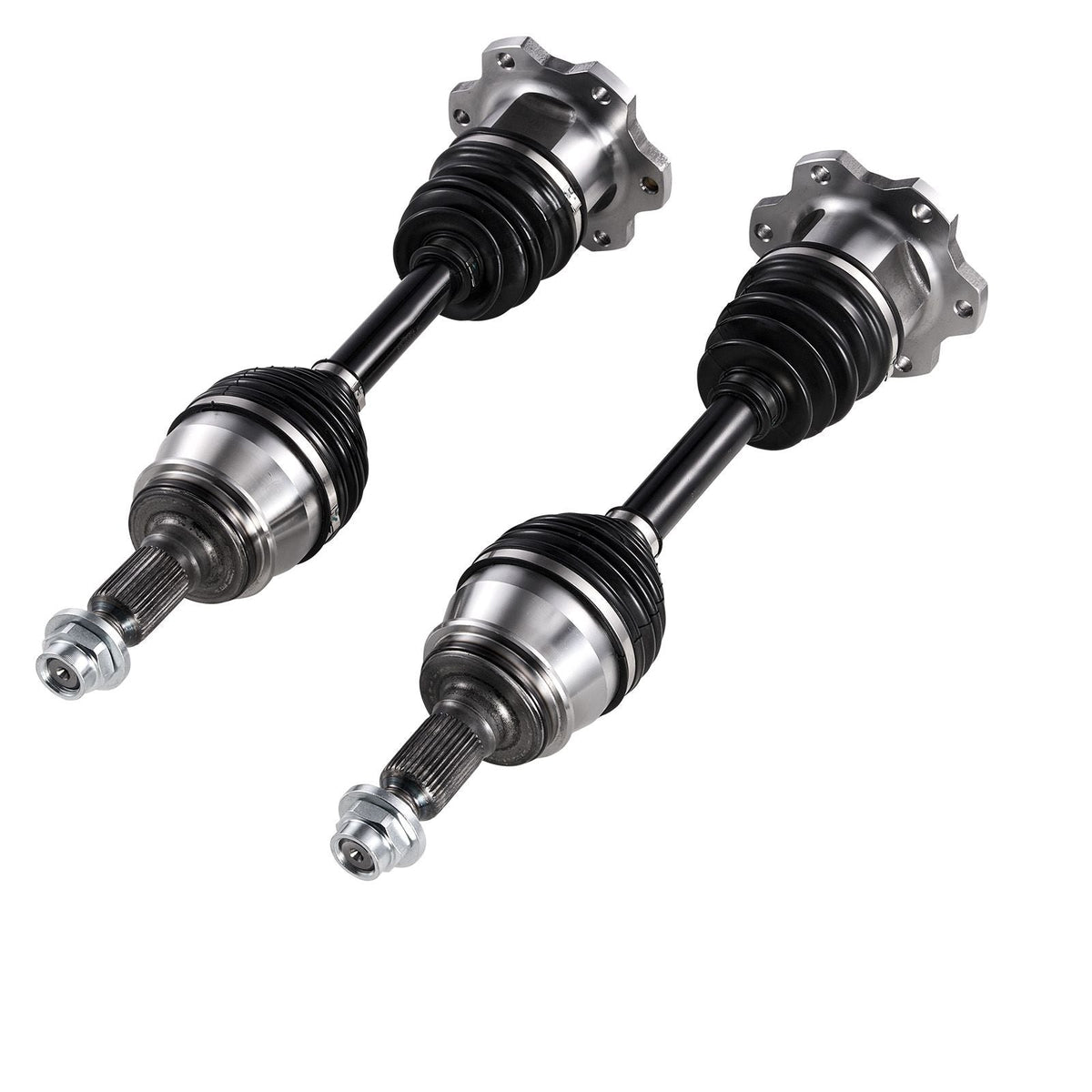 CV Axle Shaft Assembly, 2 Pieces Front Left & Right (Driver and Passenger Side), Automotive Replacement Axles Pair Compatible with 1999-2006 Chevrolet Silverado 1500, Alloy Steel & Carbon Steel