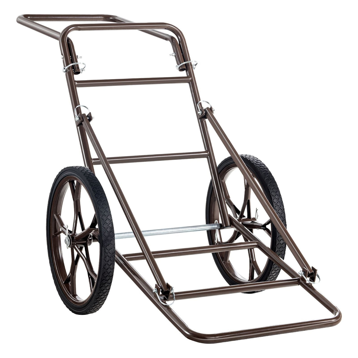 Deer Cart, 500 LBS Capacity Folding Game Cart, Deer Cart Game Hauler with 17" Big Rubber Wheel & Ergonomic Handle, Heavy-Duty Game Cart Accessories, Utility Gear Dolly for Hunting Fishing Hiking